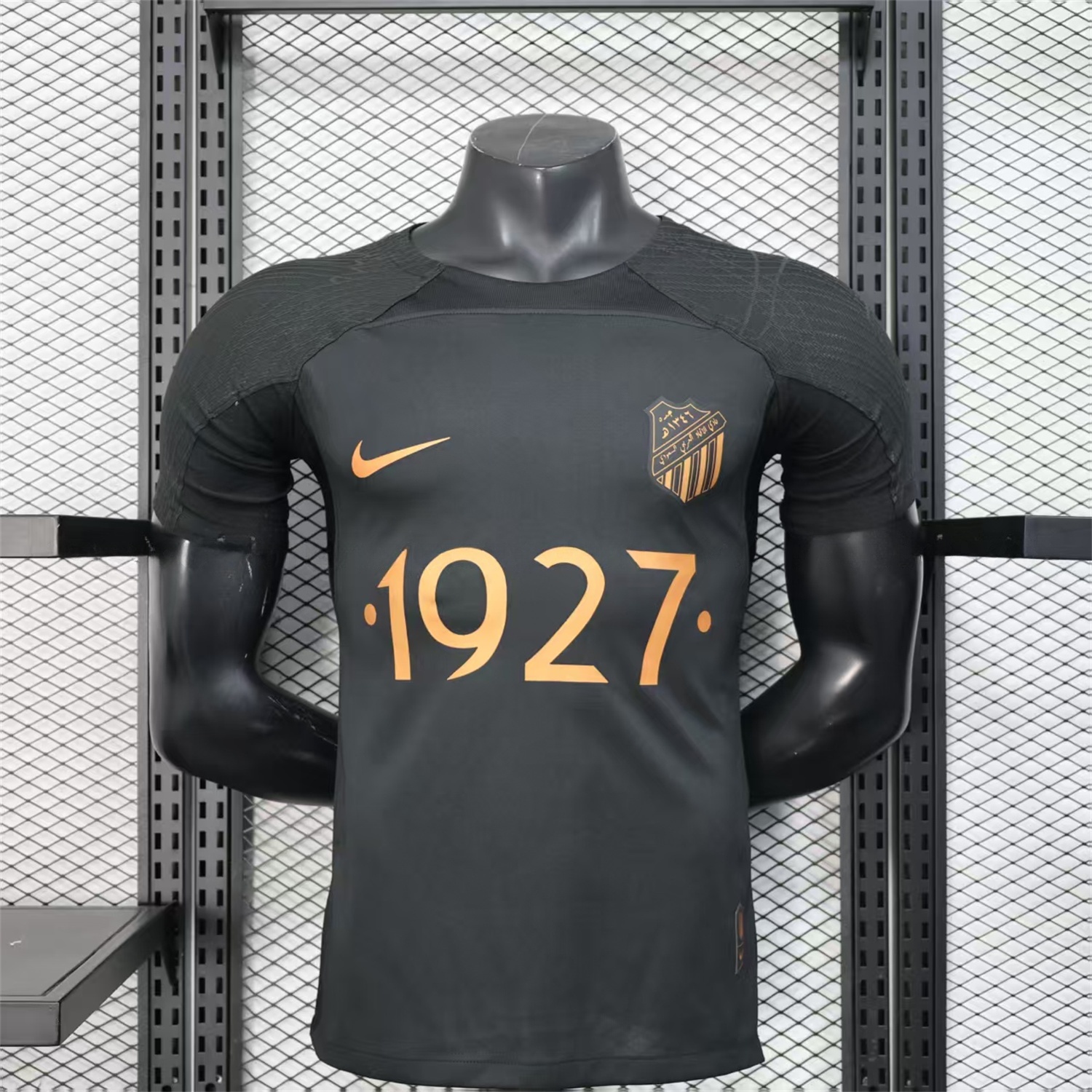 Al Ittihad Jeddah United 25-26 Golden 1927 Anniversary Black Jersey - Player Version - JerseysGala