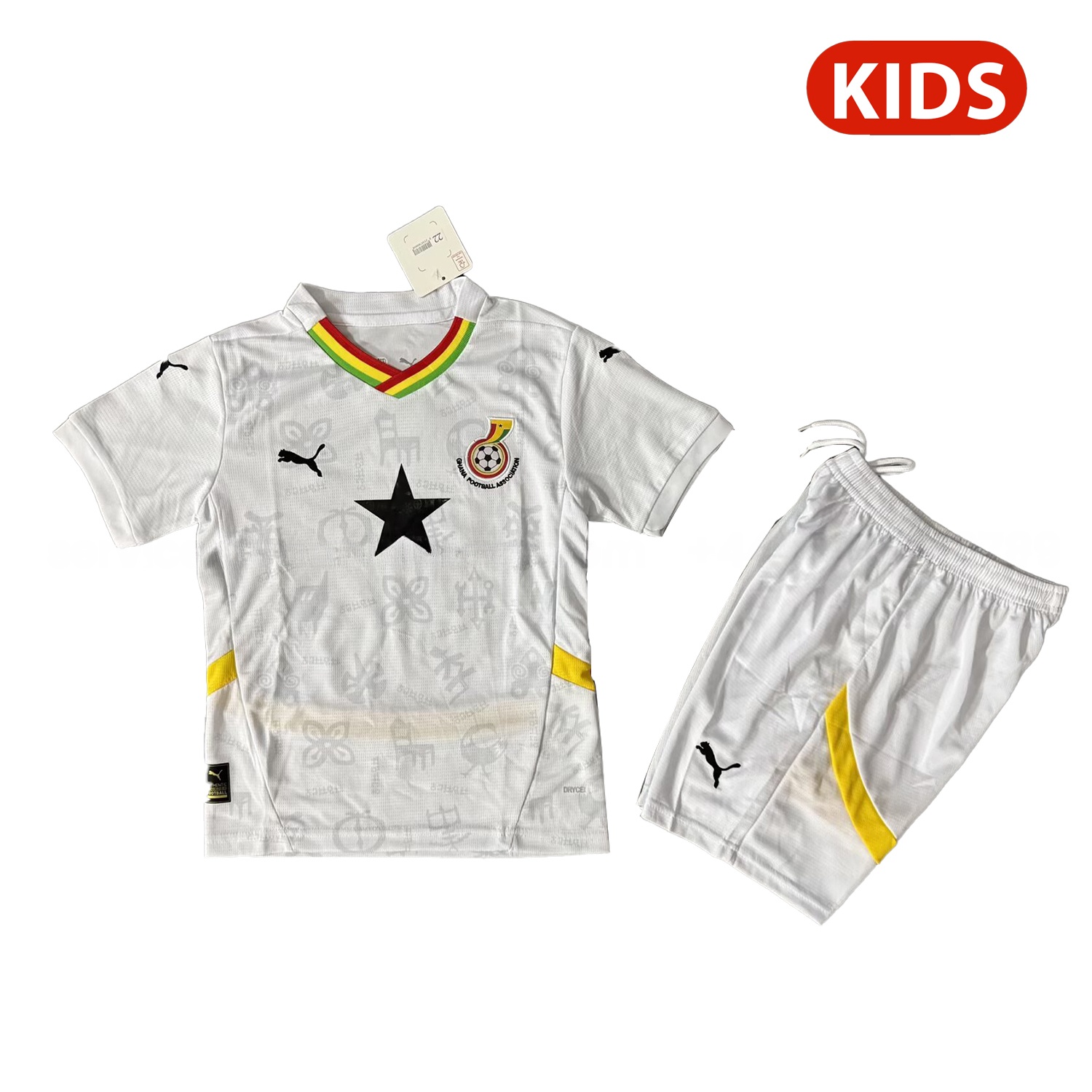 Ghana 25-26 Home Kids Kit - JerseysGala
