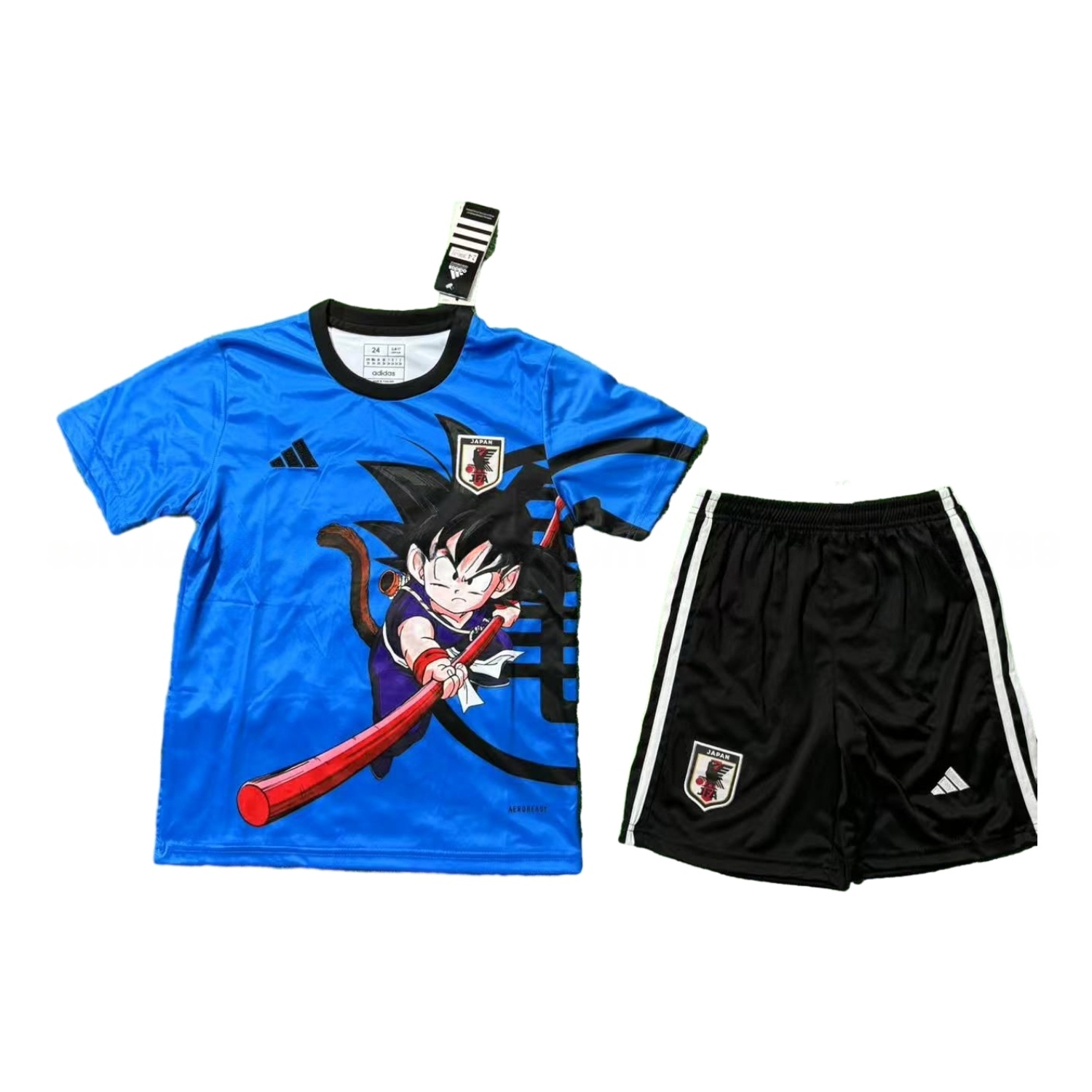 Japan 25-26 Small Goku Dance Stick Blue Special Kids Kit - JerseysGala