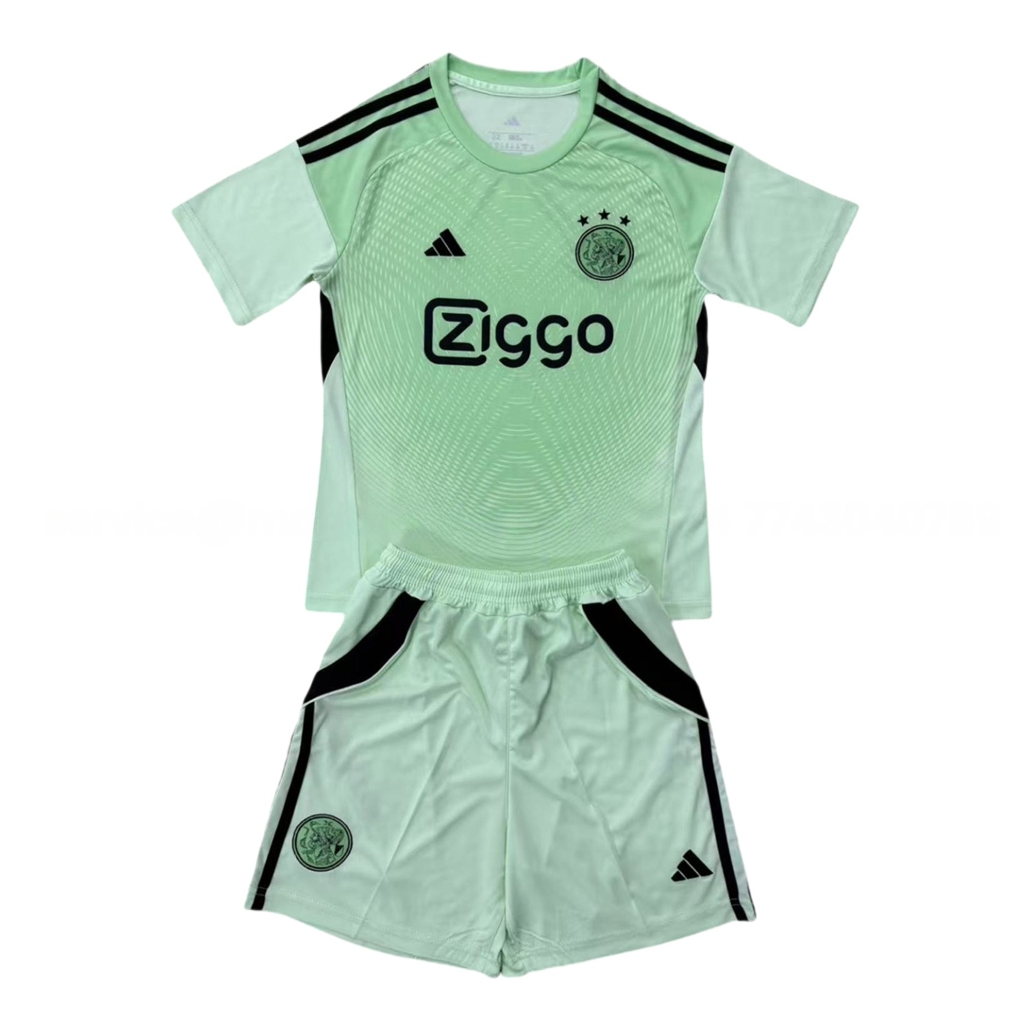 Ajax 25-26 Green Goalkeeper Men's Adult Jersey Set - Fans Version - JerseysGala