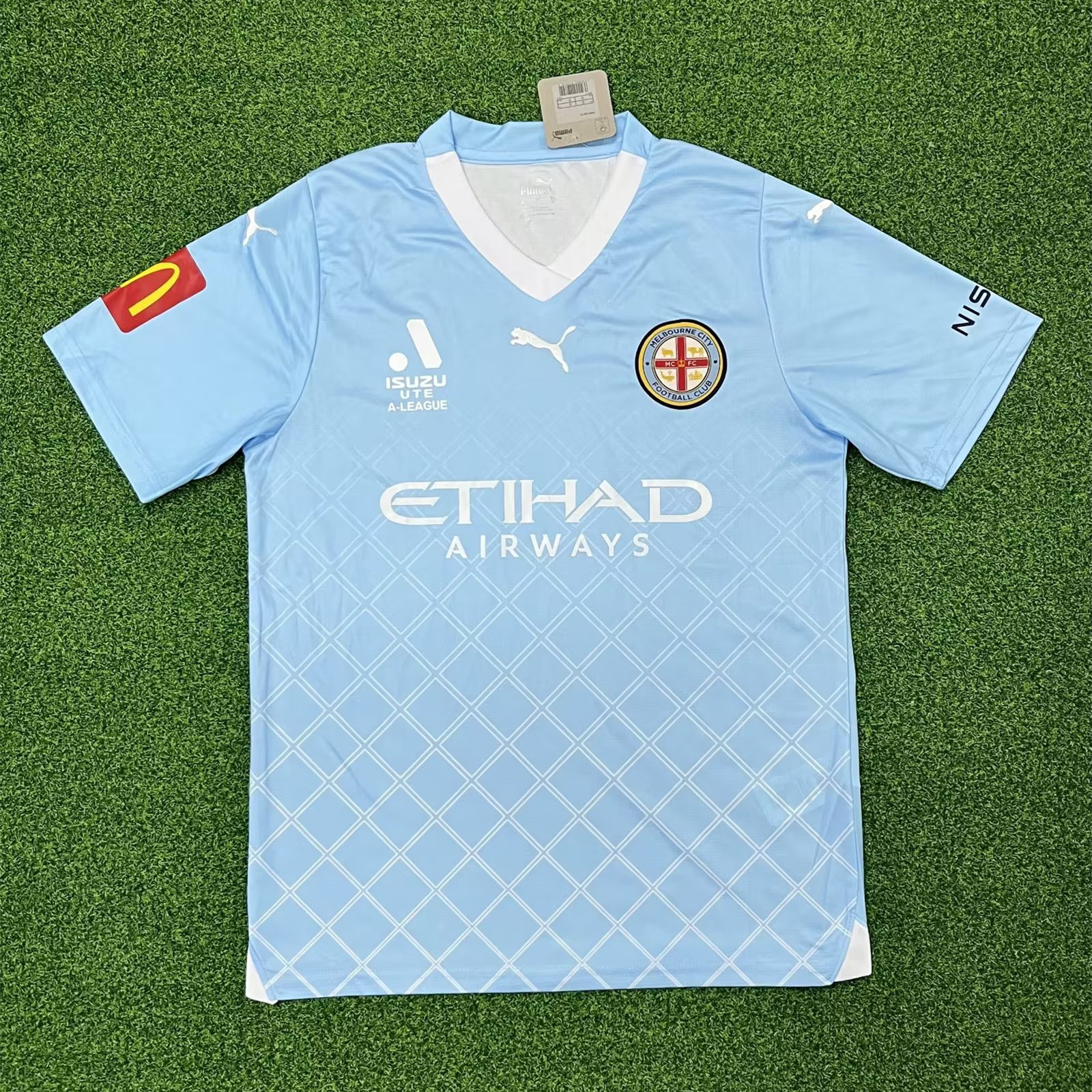 Melbourne City 23-24 Home Stadium Jersey - Fans Version - JerseysGala