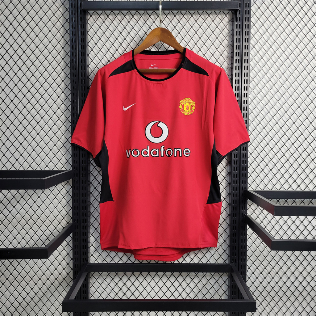 Retro Manchester United 02-04 Home Jersey - JerseysGala