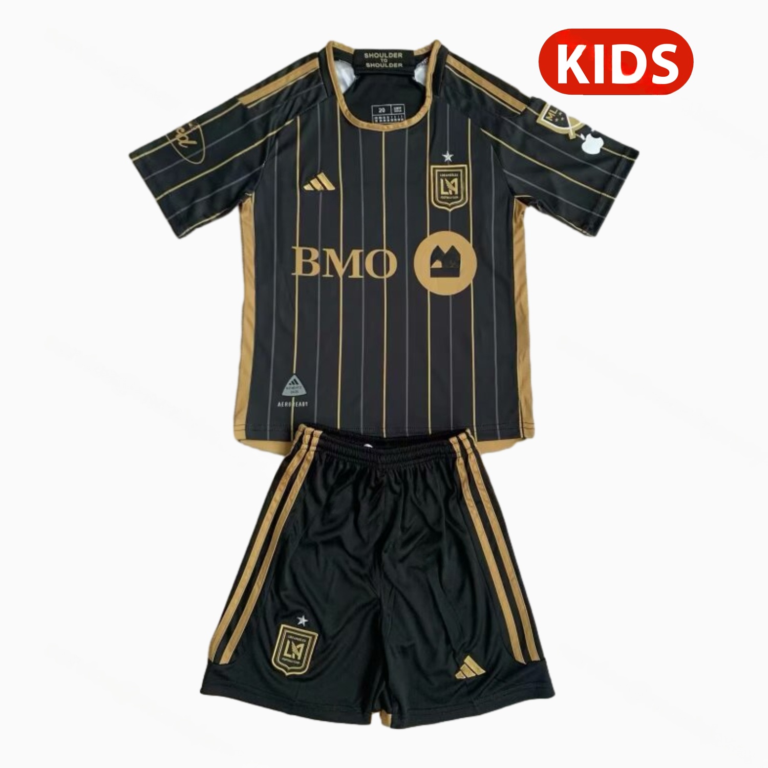 Los Angeles FC 2025 Home Kids Kit - JerseysGala