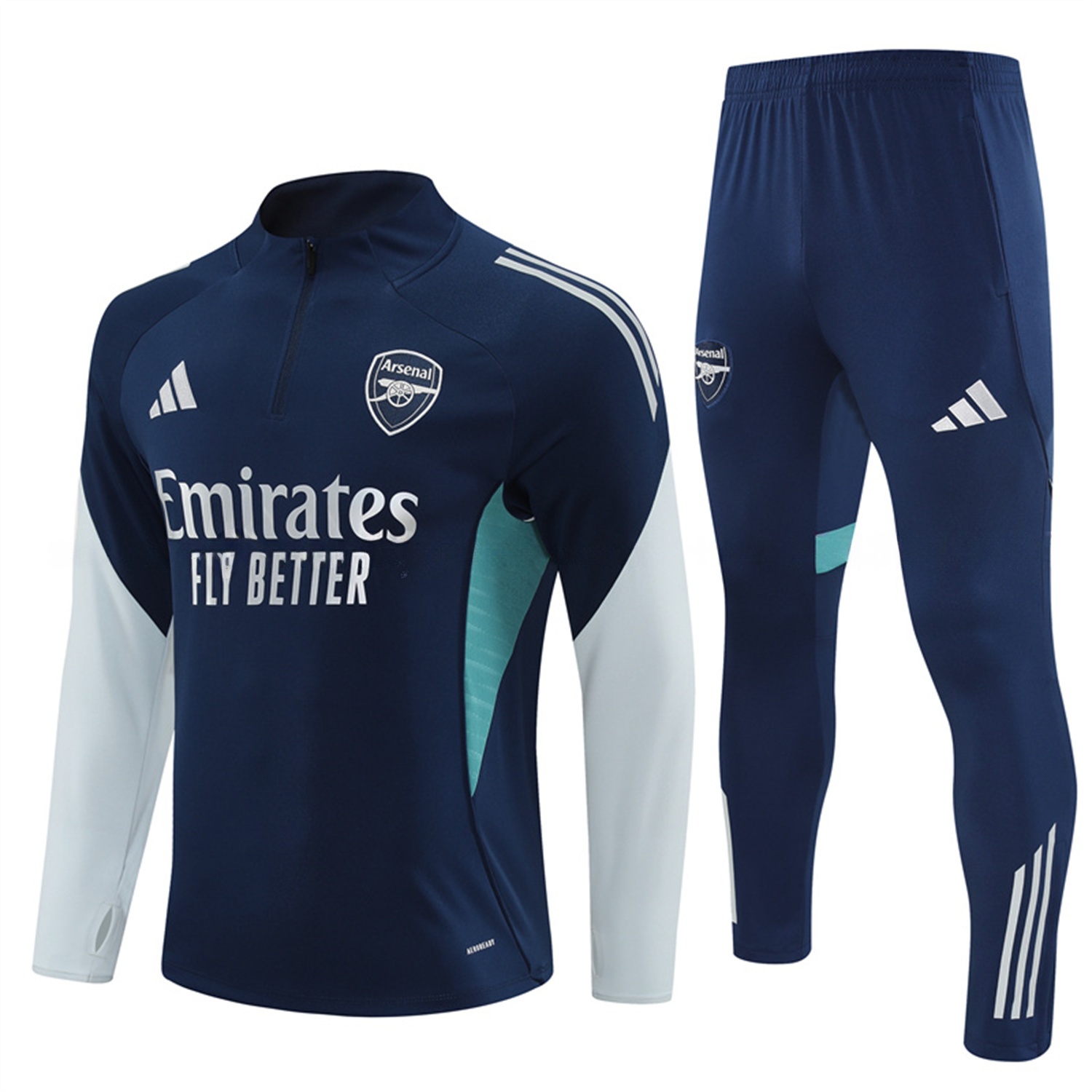Arsenal 25-26 Long Sleeve Training Set - Royal Blue Top & Royal Blue Pants - JerseysGala