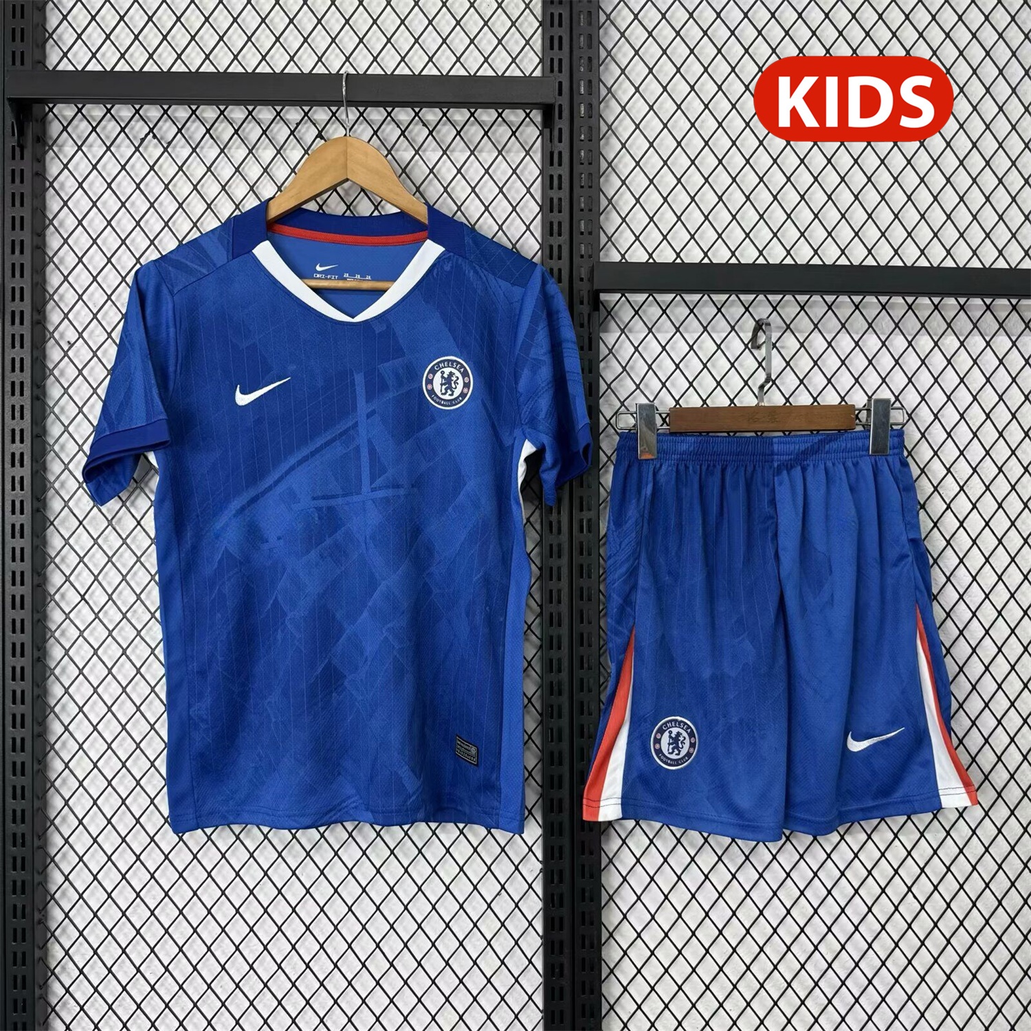 C.H.E.L.S.E.A 25-26 Home Unsponsored Blue Kids Kit - JerseysGala
