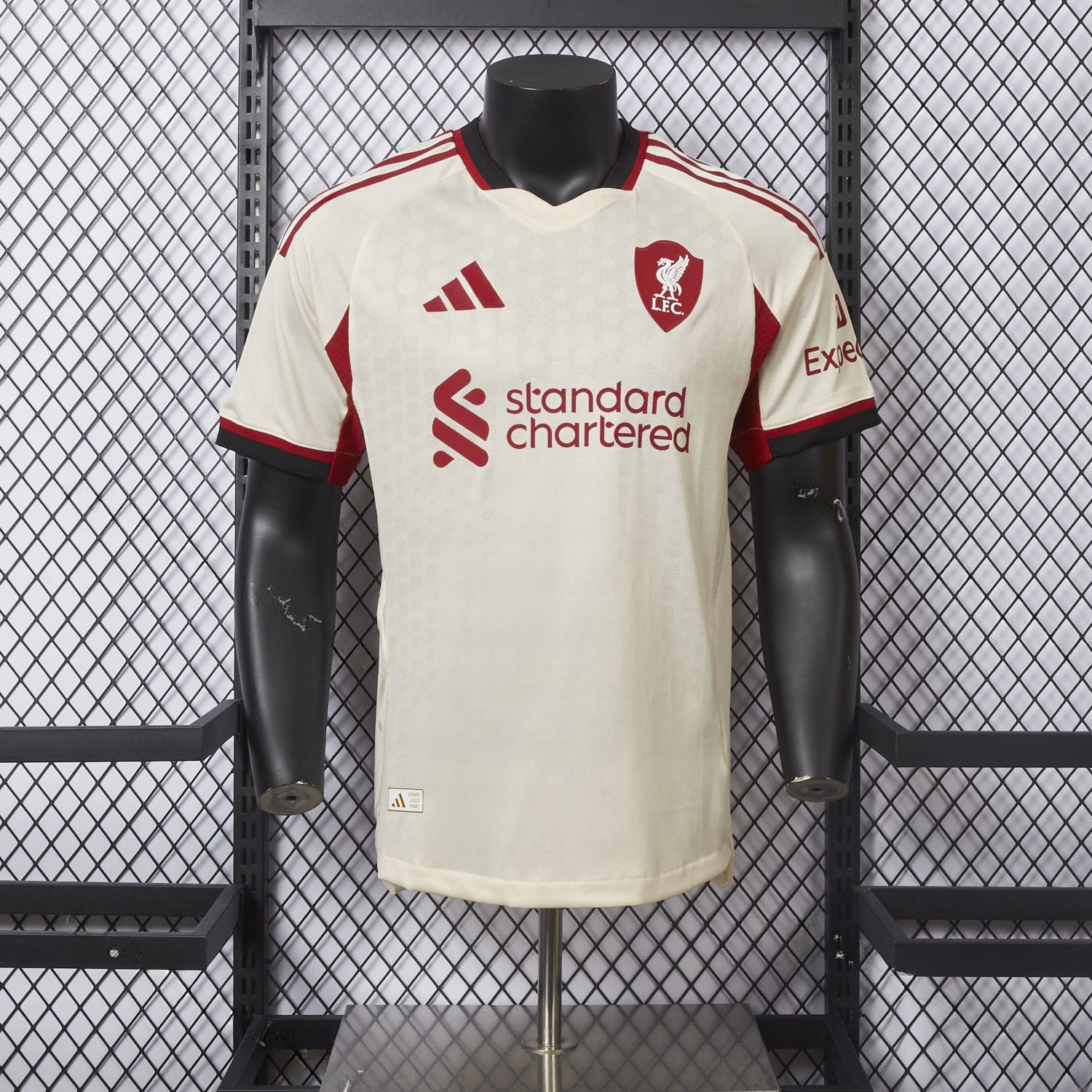 Liver.pool 25-26 Away Beige Jersey - Player Version - JerseysGala