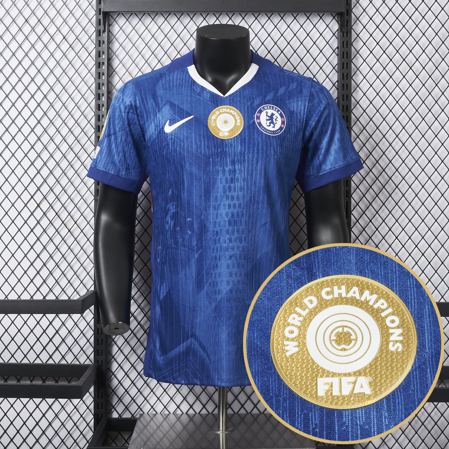 C.H.E.L.S.E.A 25-26 Home Unsponsored Club World Cup Winner Jersey - Player Version - JerseysGala