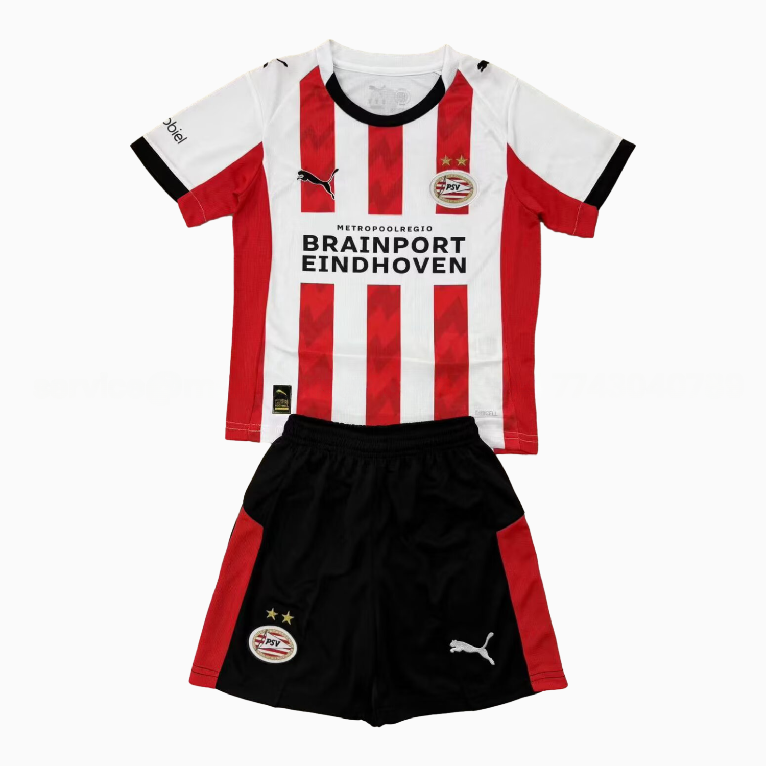 PSV Eindhoven 25-26 Home Men's Adult Jersey Set - Fans Version - JerseysGala