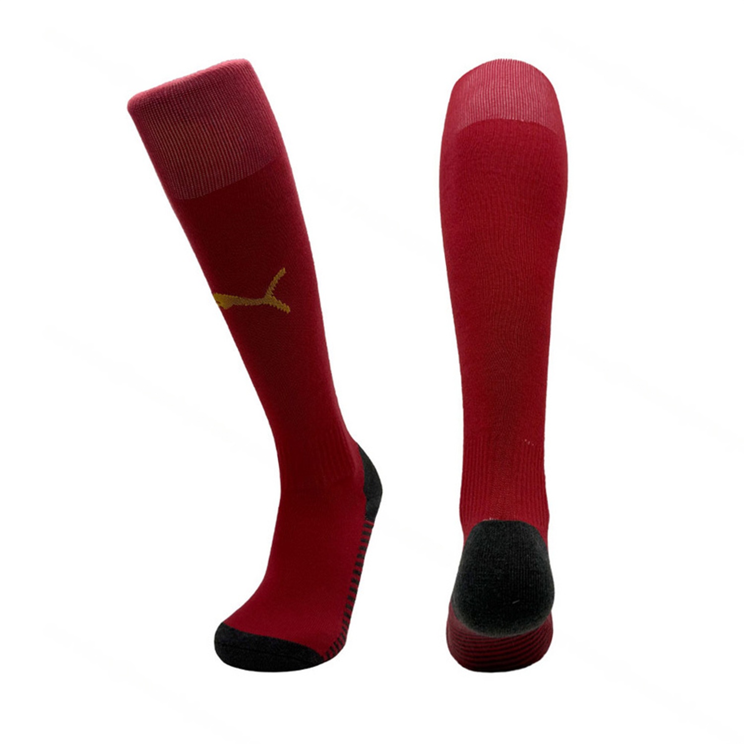 Marseille 25-26 Goalkeeper Socks - Red - JerseysGala