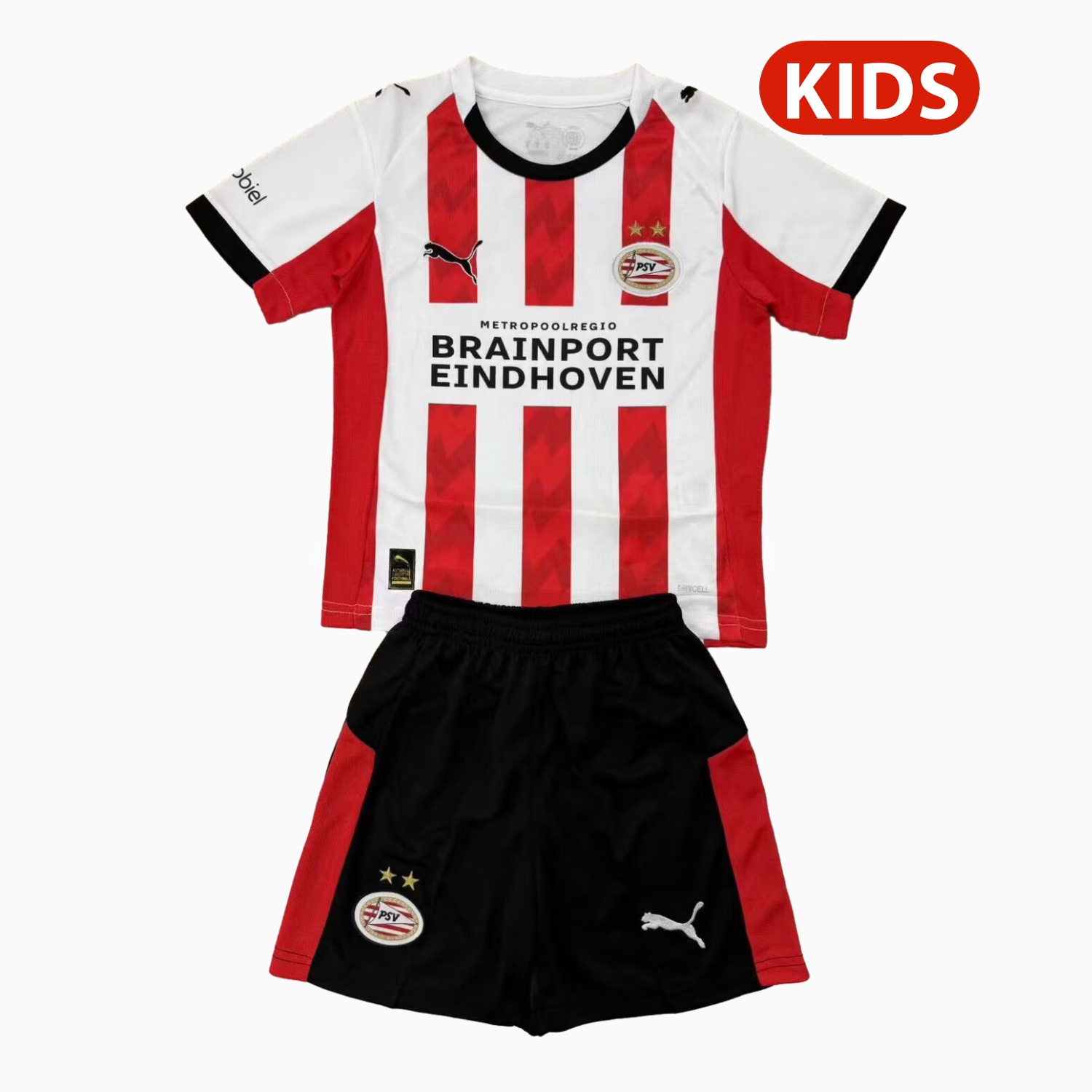 PSV Eindhoven 25-26 Home Kids Kit - JerseysGala