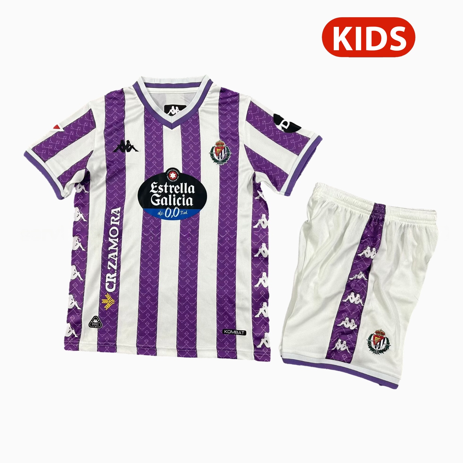 Real Valladolid 25-26 Home Kids Kit - JerseysGala