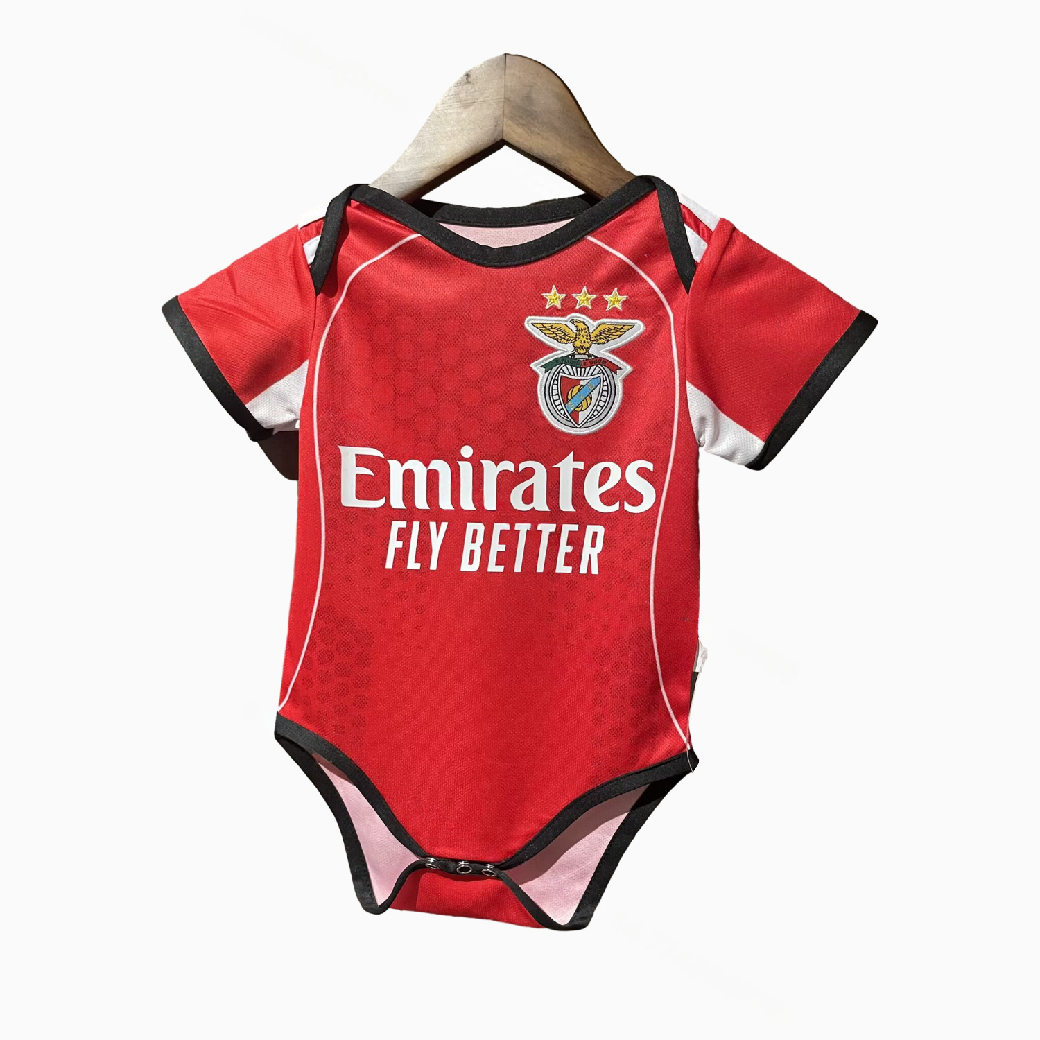 Benfica 25-26 Home Baby Crawling Suit - JerseysGala