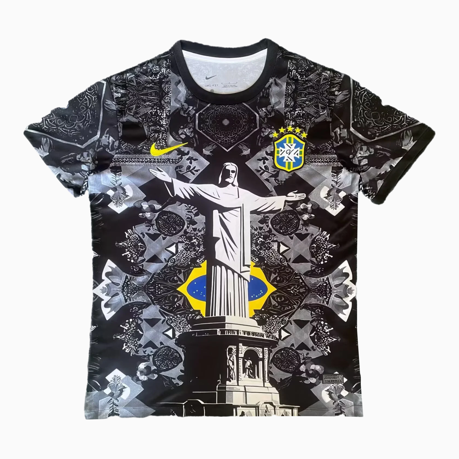 Brazil 25-26 Jesus Deep Grey Special Jersey - Fans Version - JerseysGala