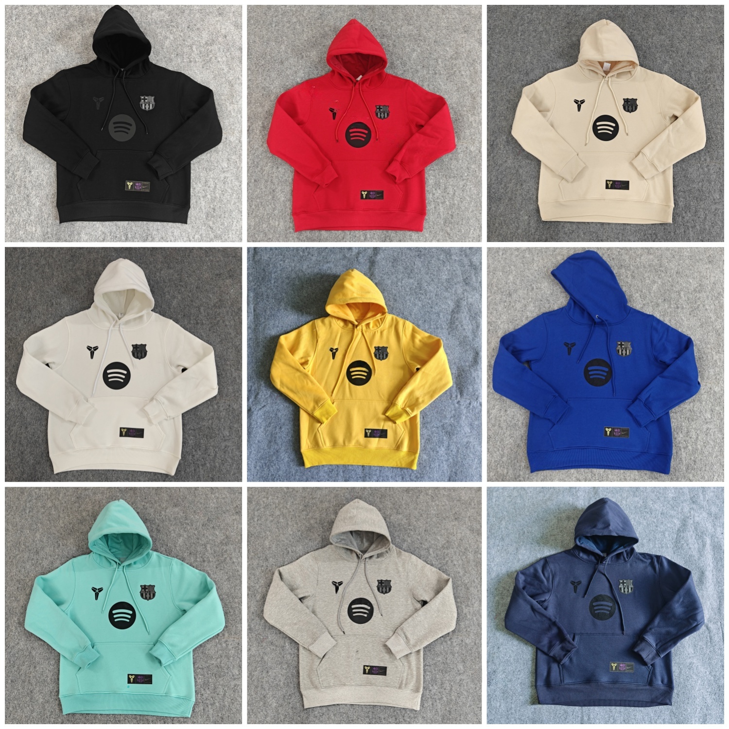 Barcelona 25-26 KB Logo Unisex Pullover Hoodie - JerseysGala