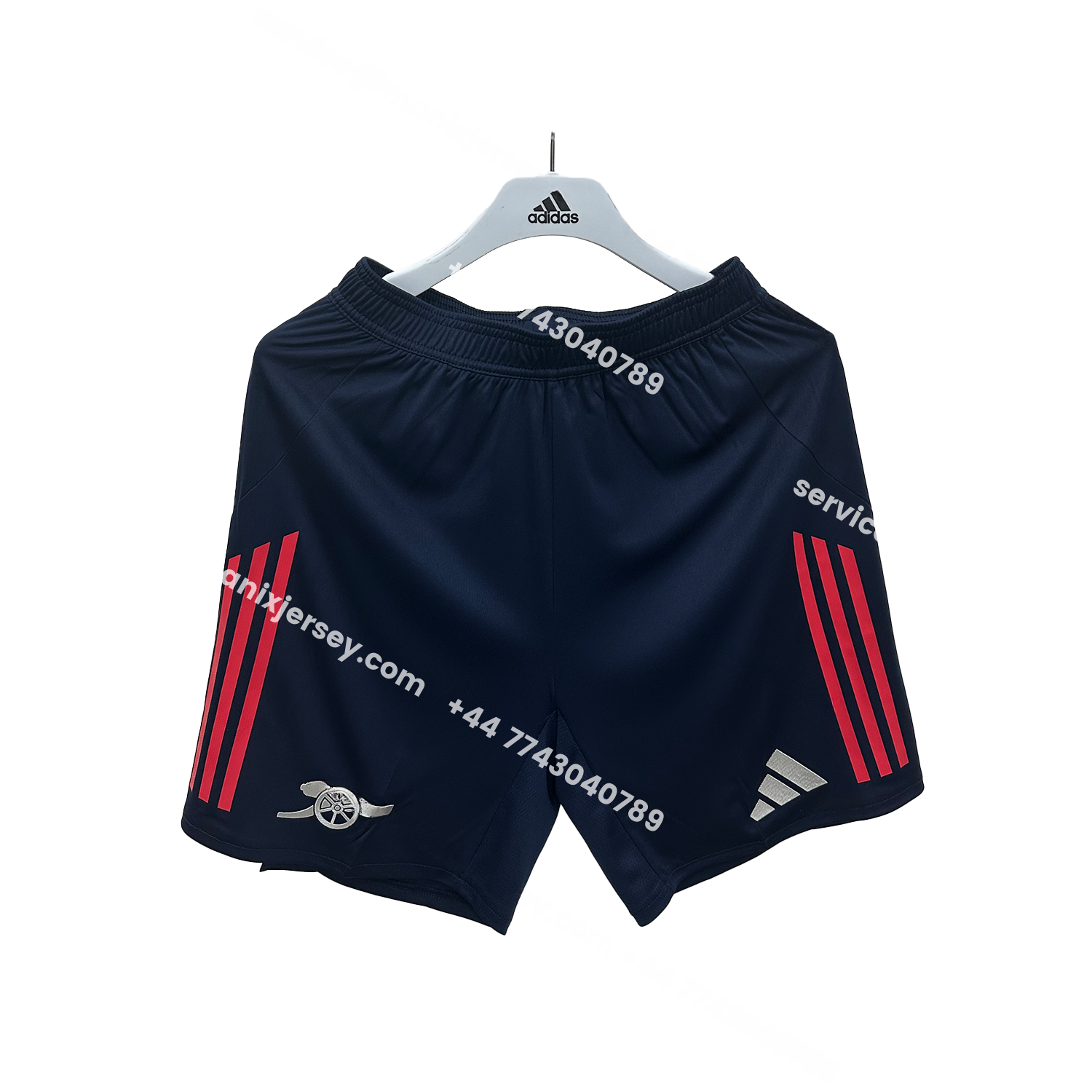 Arsenal 25-26 Away Black Shorts - Fans Version - JerseysGala