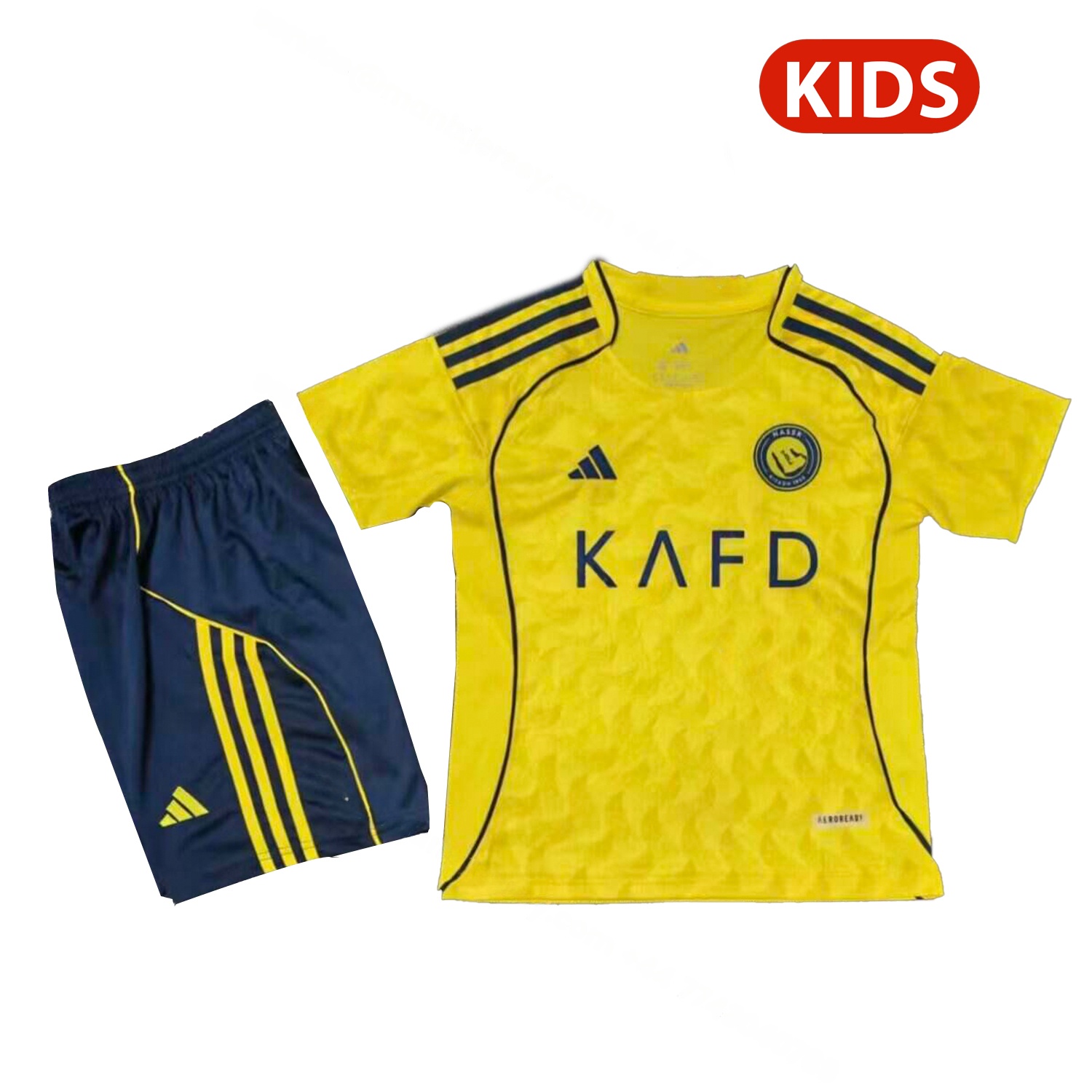 Al Nassr Riyadh Victory 25-26 Home Kids Kit - JerseysGala