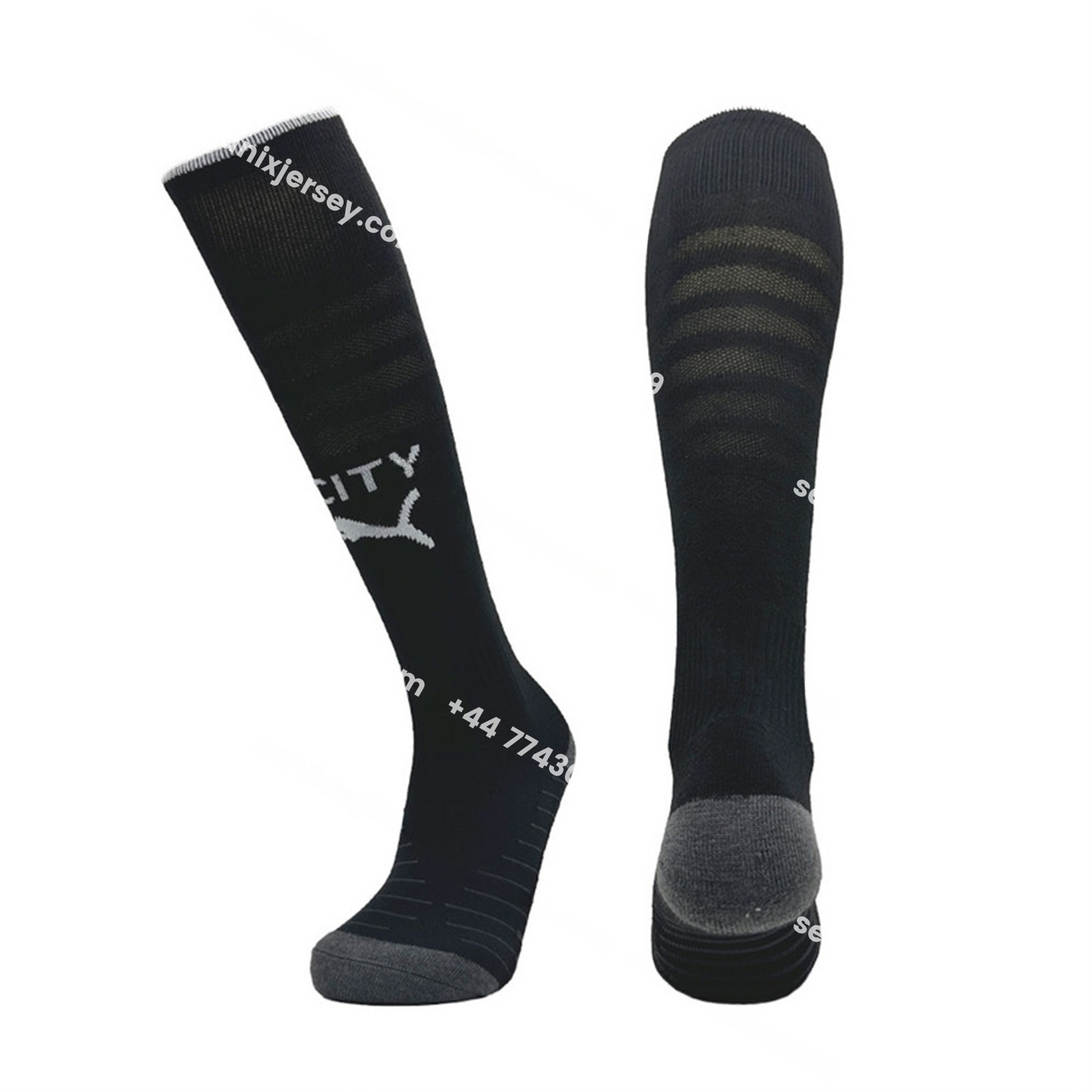 Manchester City 25-26 Third Socks - Black - JerseysGala