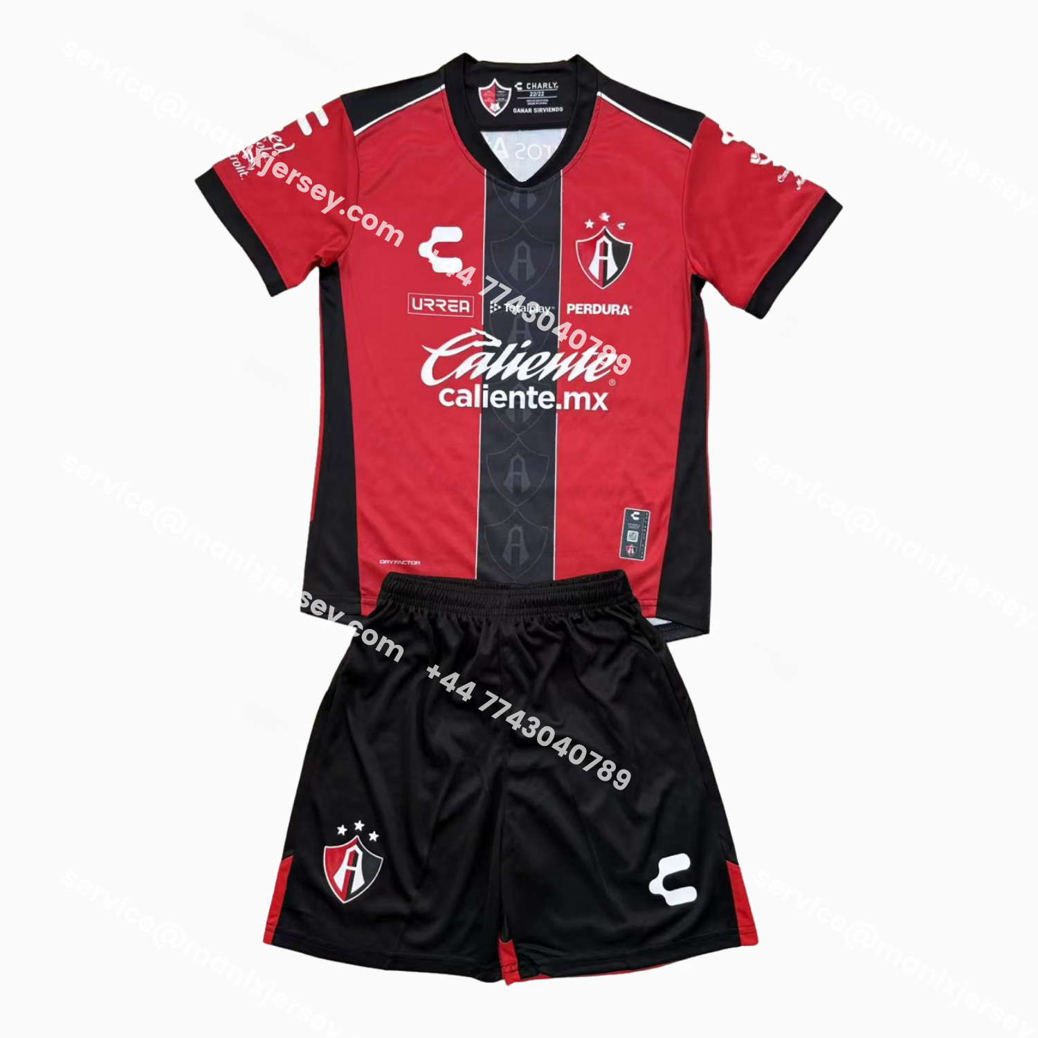 Atlas 25-26 Home Red Men's Adult Jersey Set - Fans Version - JerseysGala