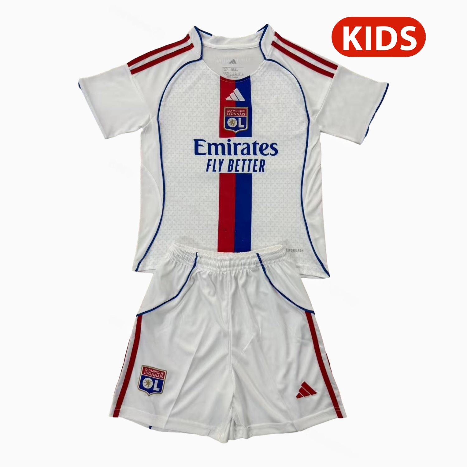 Lyon 25-26 Home Kids Kit - JerseysGala
