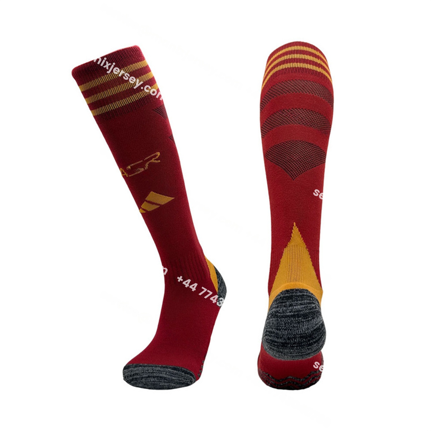 AS Roma 25-26 Home Socks - Red - JerseysGala