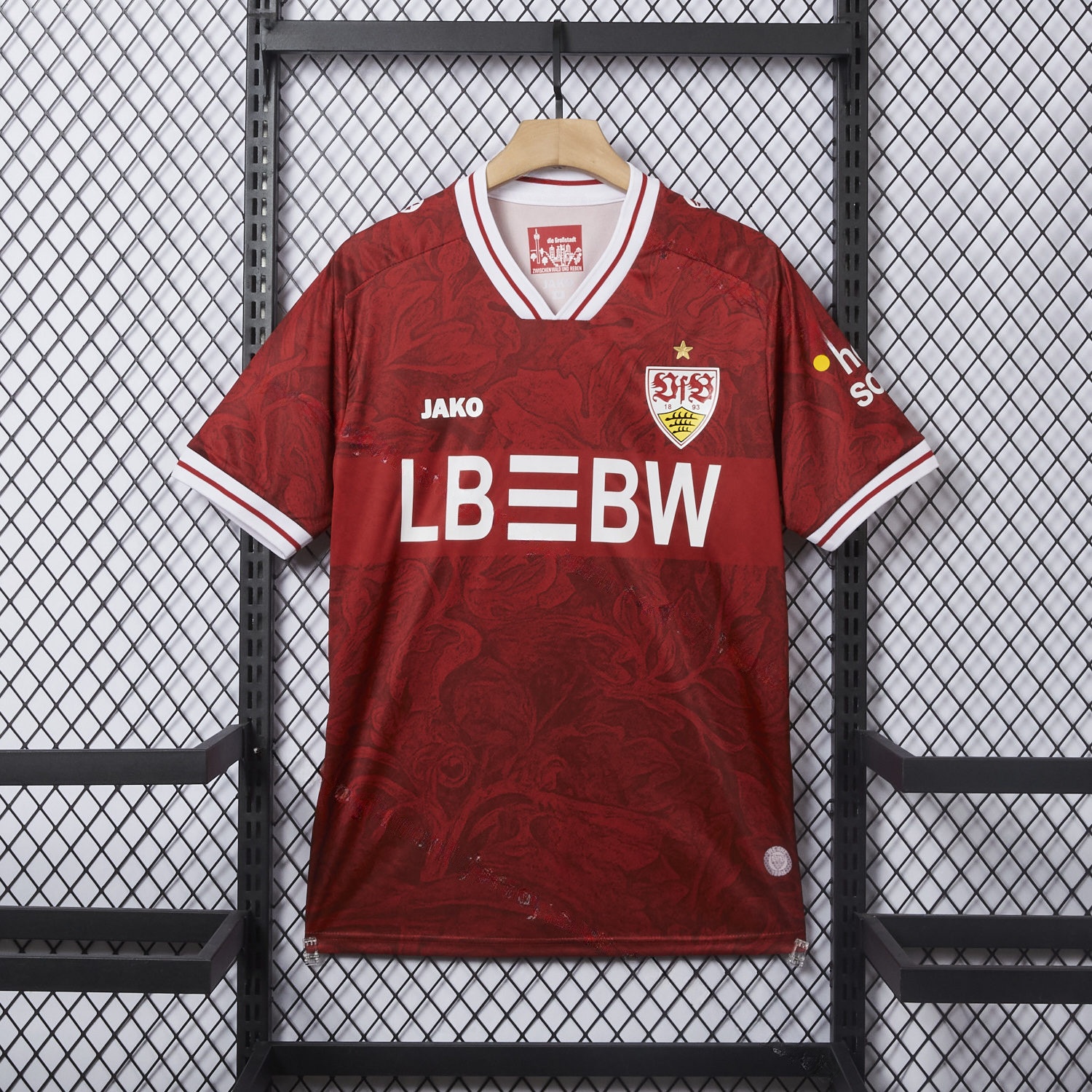 VfB Stuttgart 25-26 Away Red Jersey - Fans Version - JerseysGala