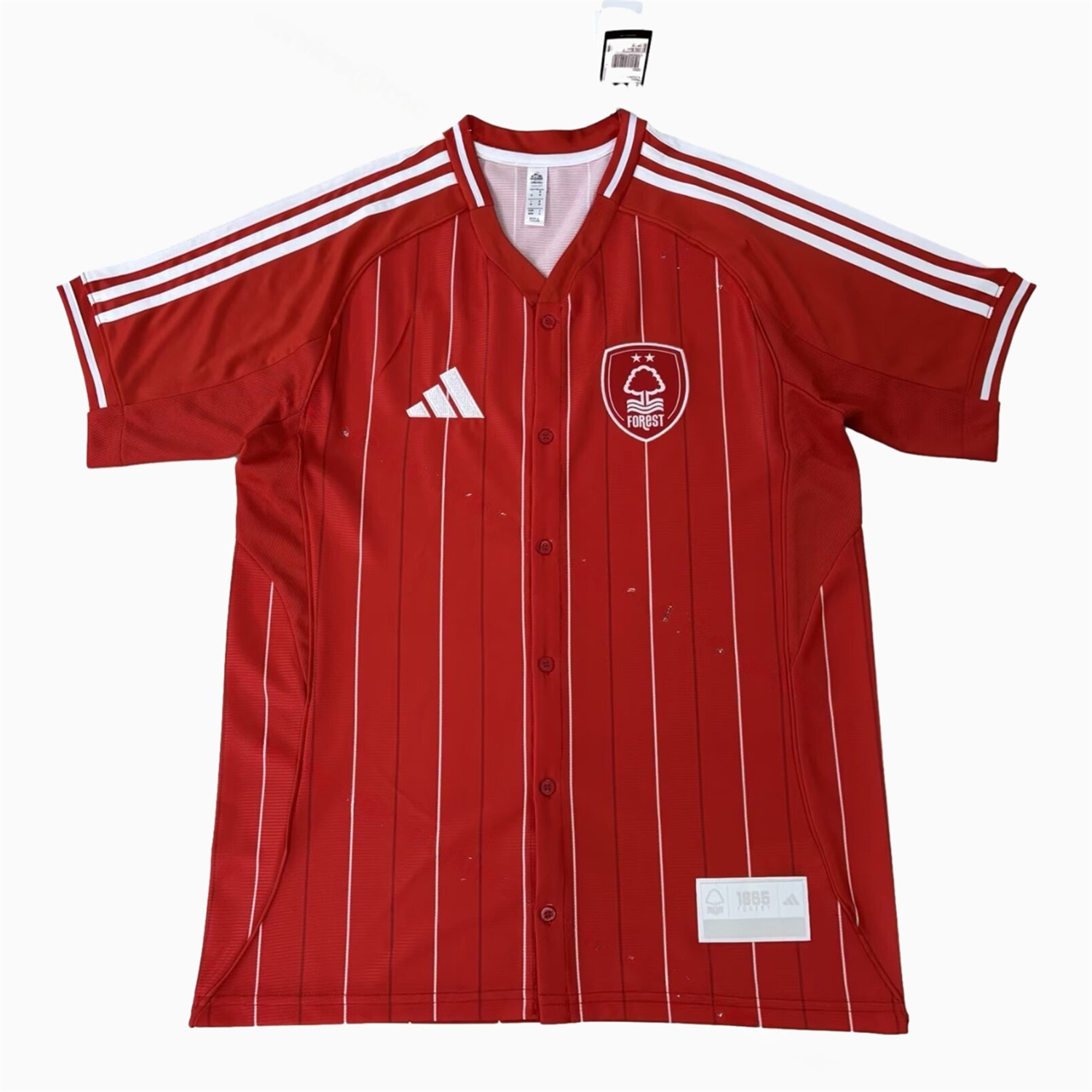 Nottingham Forest 25-26 Red Baseball Jersey - JerseysGala