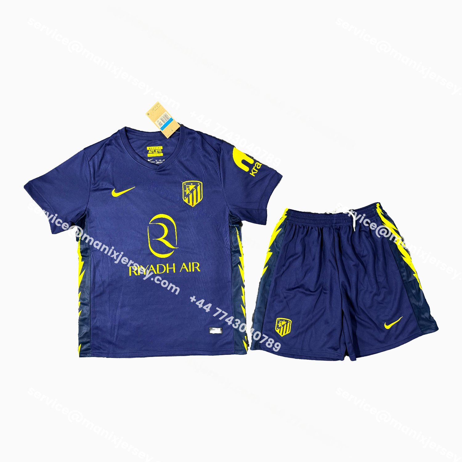 Atletico Madrid 25-26 Away Men's Adult Jersey Set - Fans Version - JerseysGala