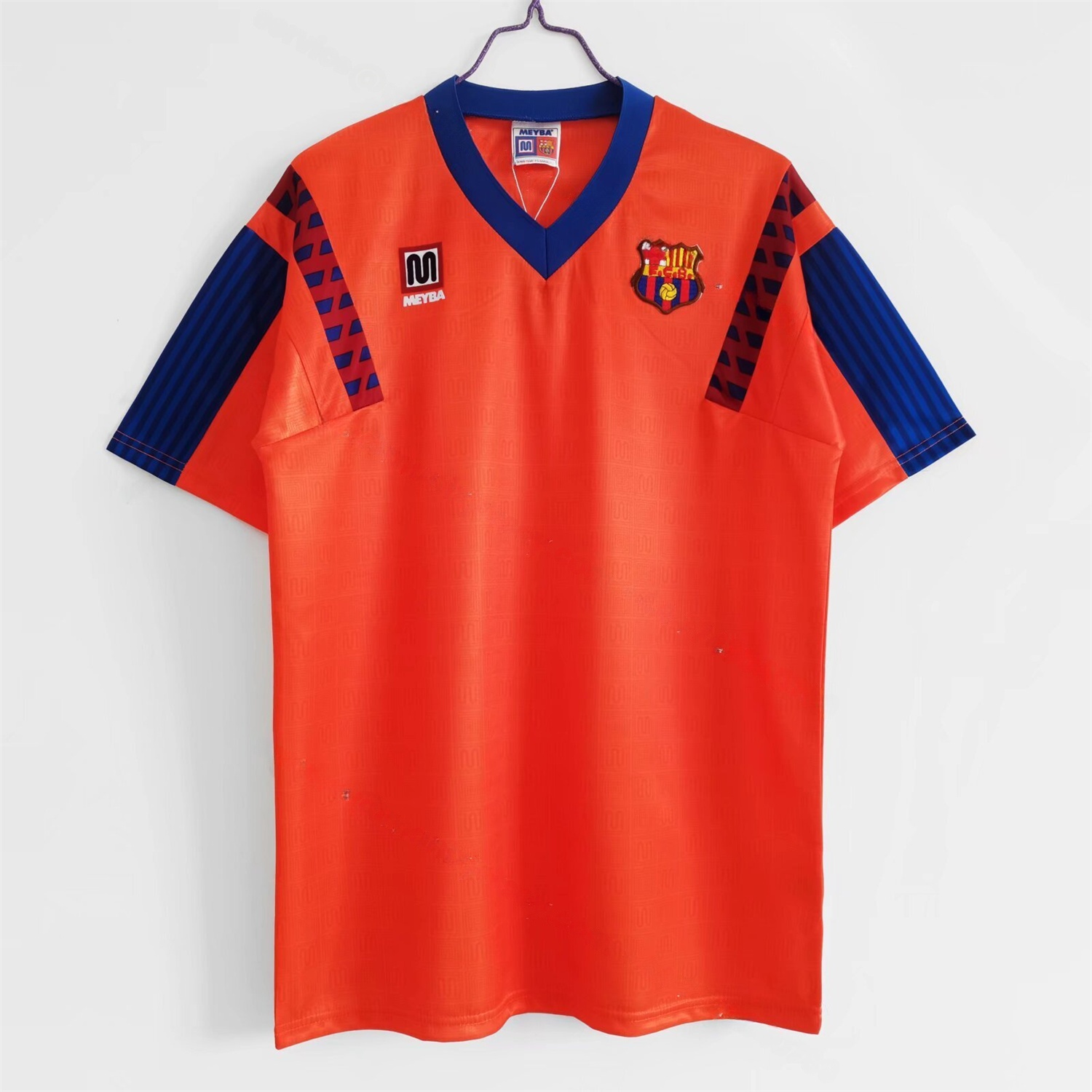 Retro Barcelona 1991-92 Away Orange Jersey - JerseysGala