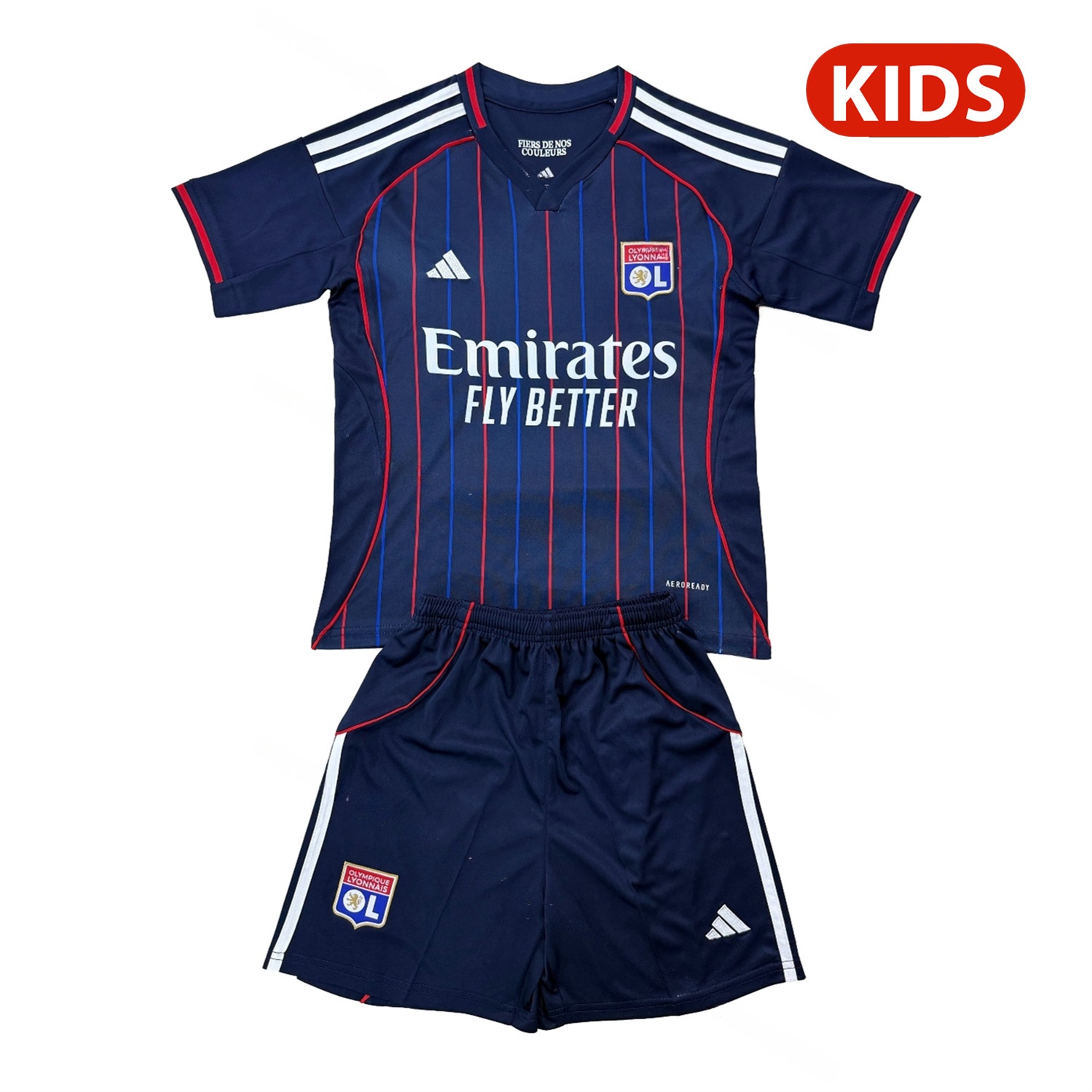 Lyon 25-26 Away Kids Kit - JerseysGala