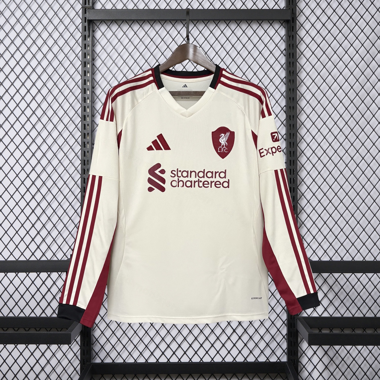 Liver.pool 25-26 Away Long Sleeves Jersey - Fans Version - JerseysGala