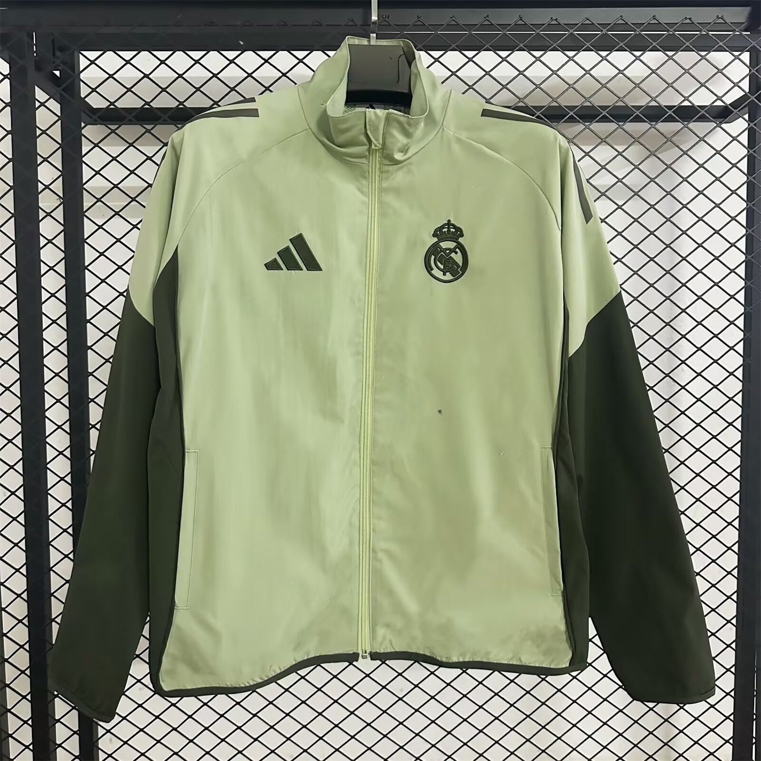 Real Madrid 25-26 Training Windbreaker Jacket - Yellow - JerseysGala