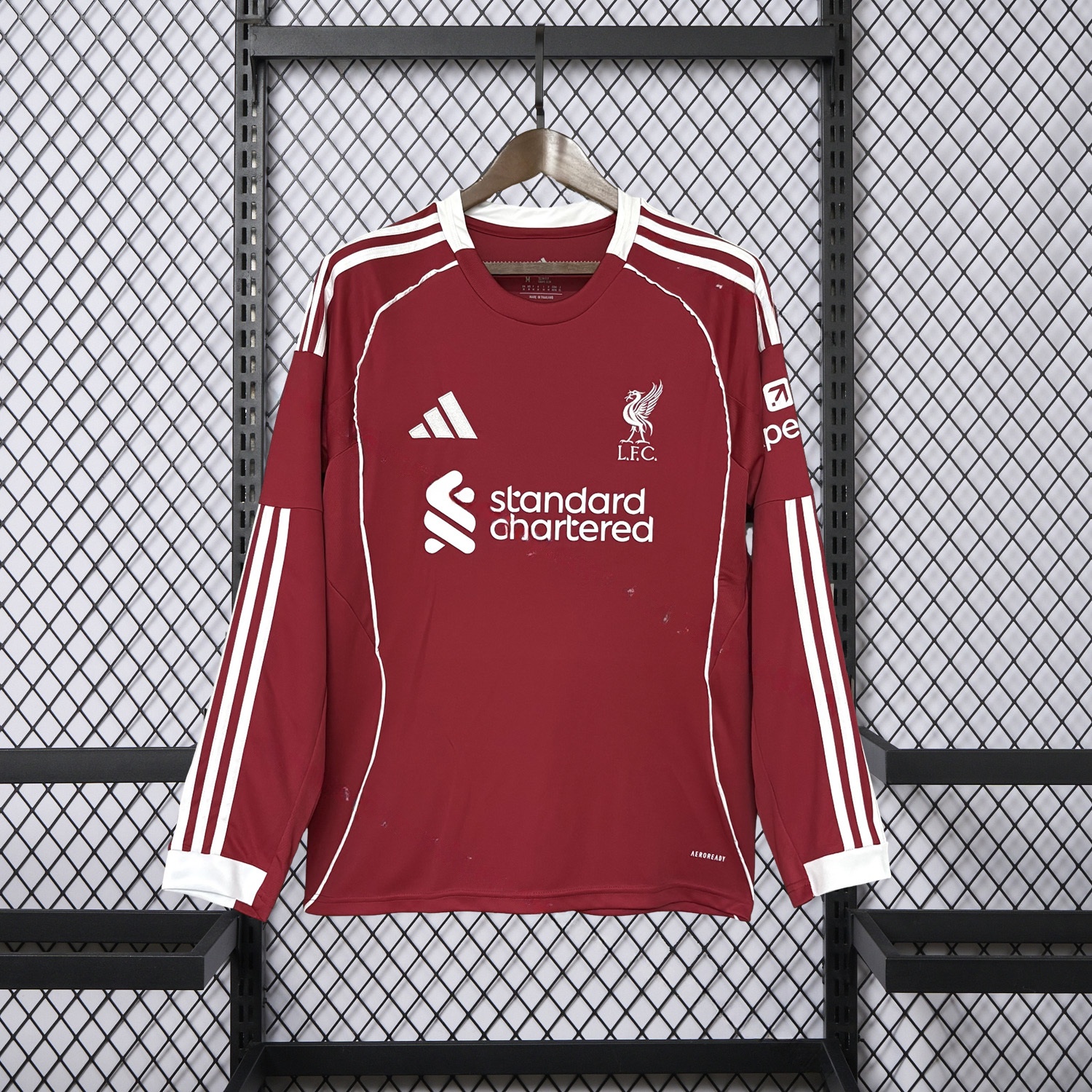 Liver.pool 25-26 Home Long Sleeves Jersey - Fans Version - JerseysGala