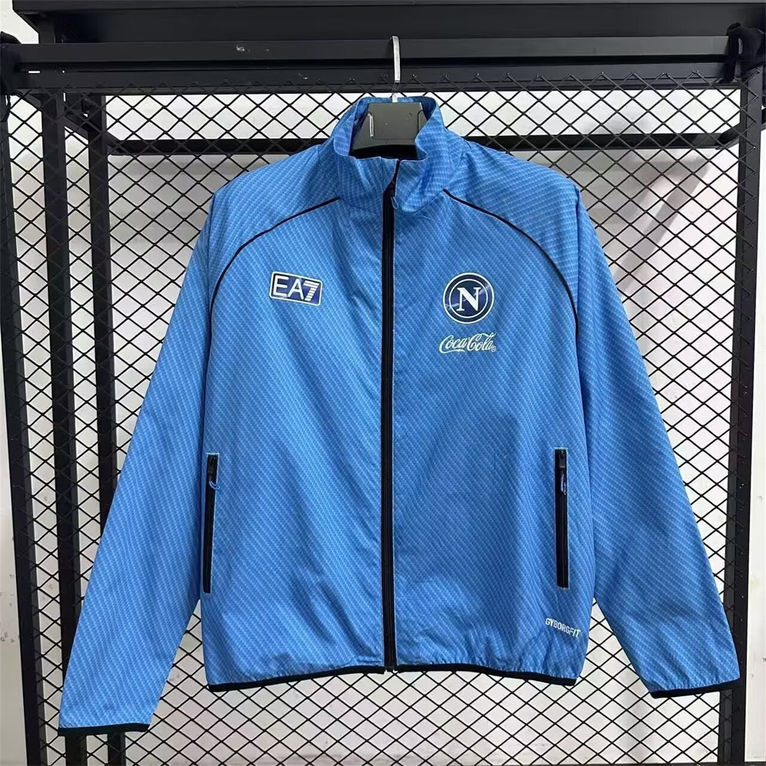 Napoli 25-26 Windbreaker Jacket - Blue - JerseysGala