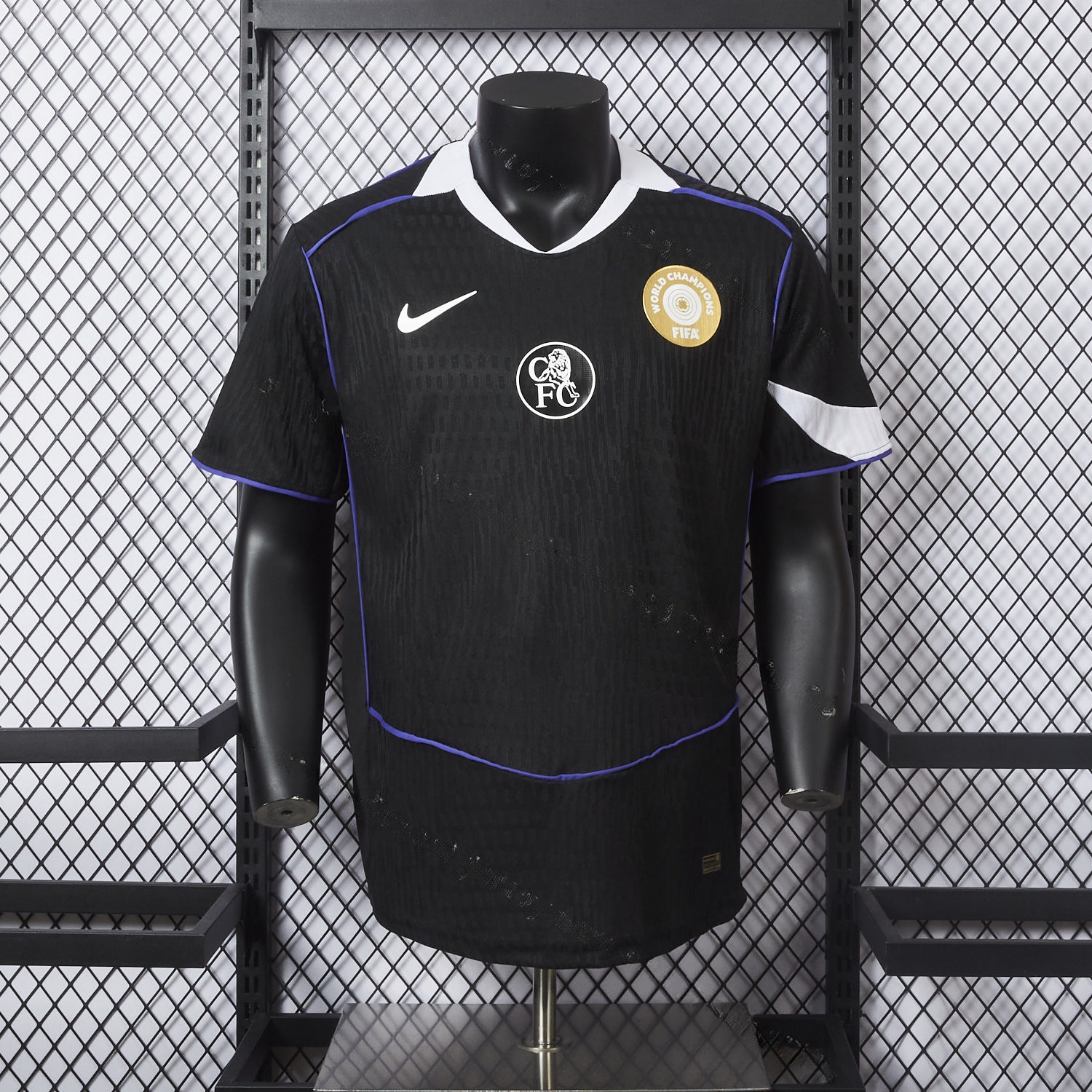 C.H.E.L.S.E.A 25-26 Third Unsponsored Black Jersey - Player Version - JerseysGala