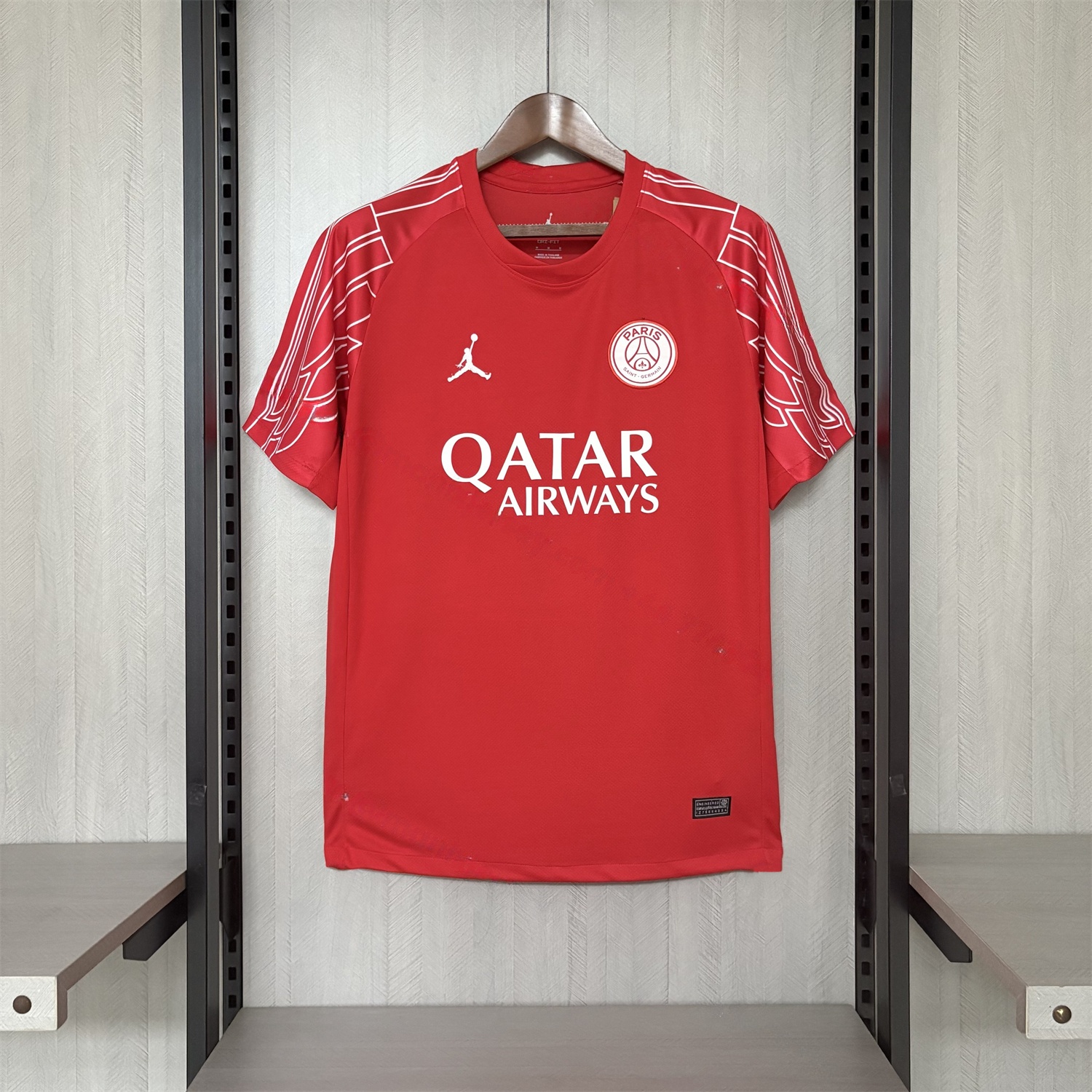Paris Saint-Germain PSG 25-26 Red Training Jersey - Fans Version - JerseysGala