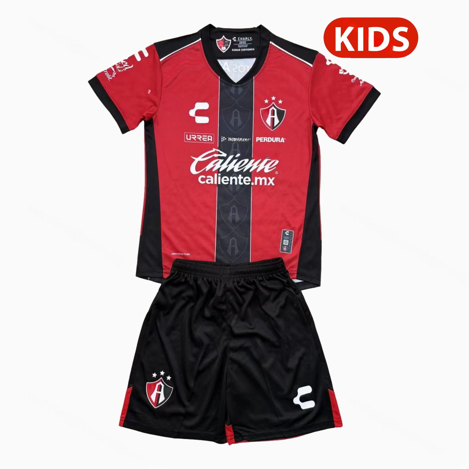 Atlas 25-26 Home Red Kids Kit - JerseysGala