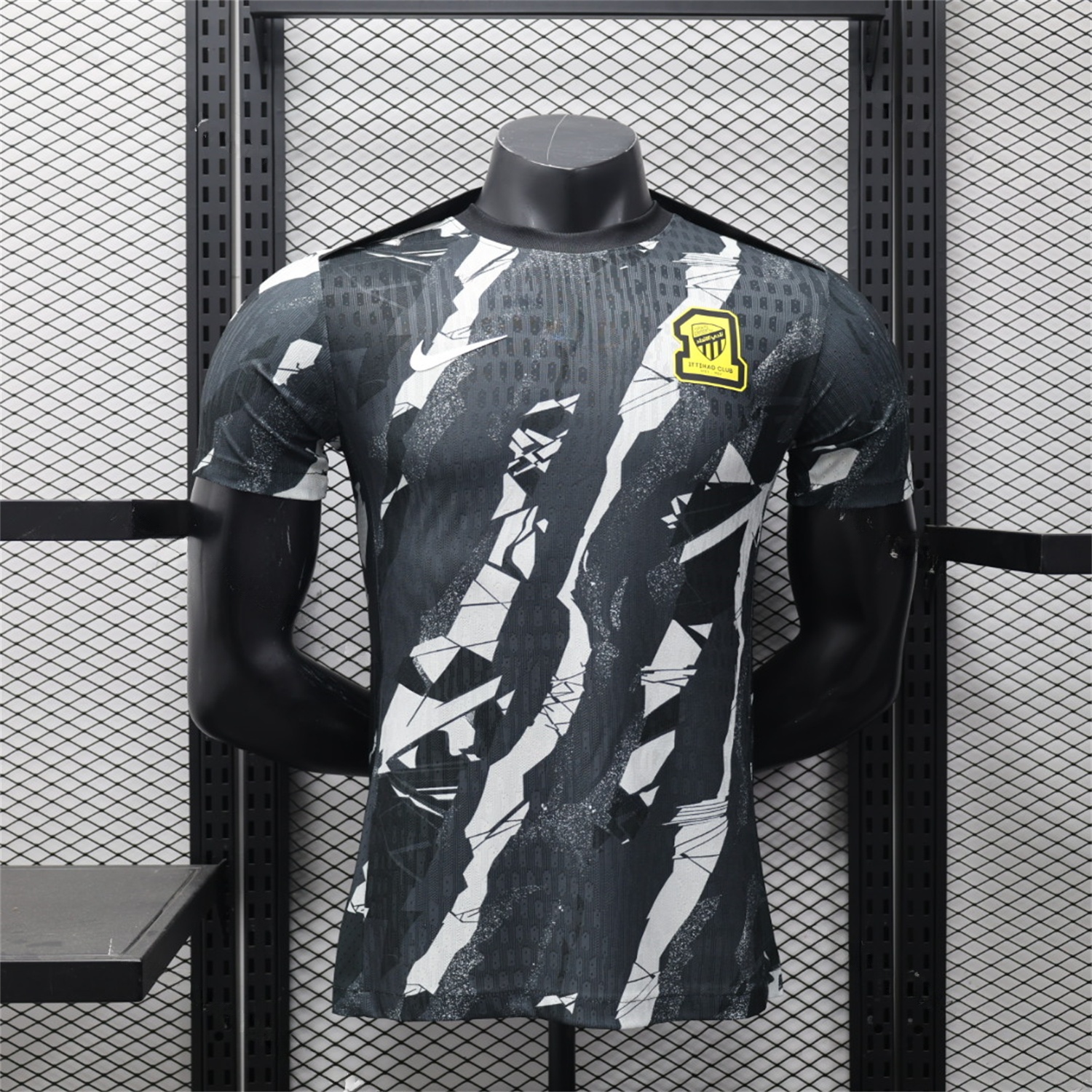 Al Ittihad Jeddah United 25-26 Black Pre-Match Jersey - Player Version - JerseysGala