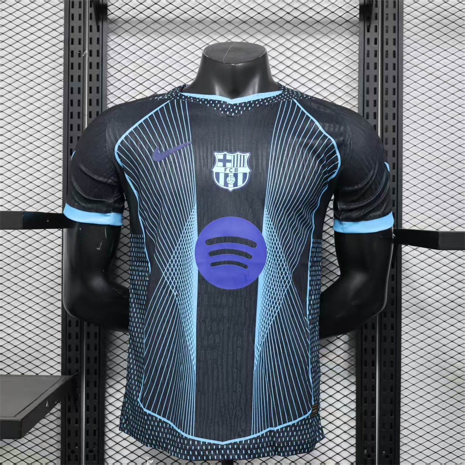 Barcelona 25-26 T90 Black Special Jersey - Player Version - JerseysGala