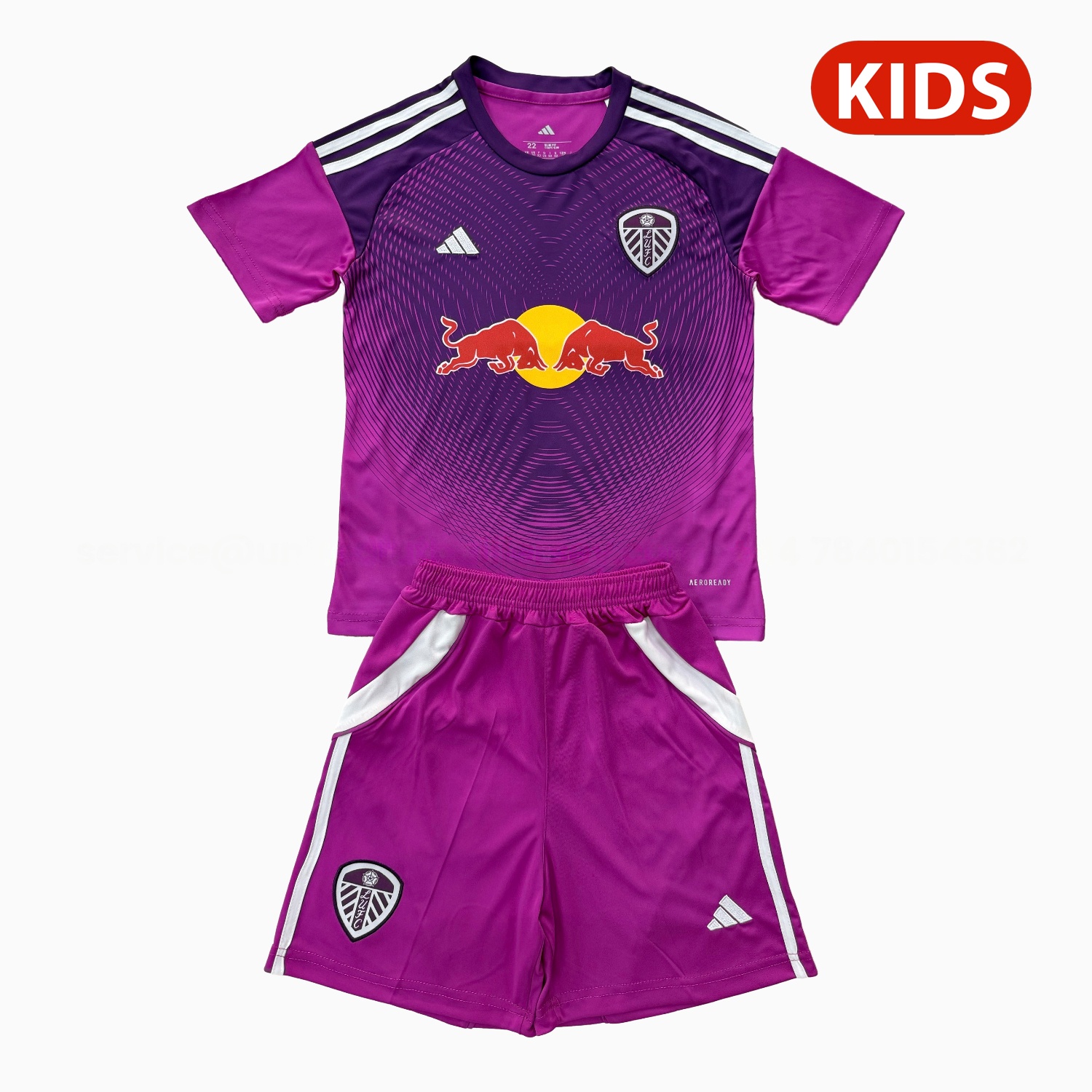 Leeds United 25-26 Purple Goalkeeper Kids Kit - JerseysGala