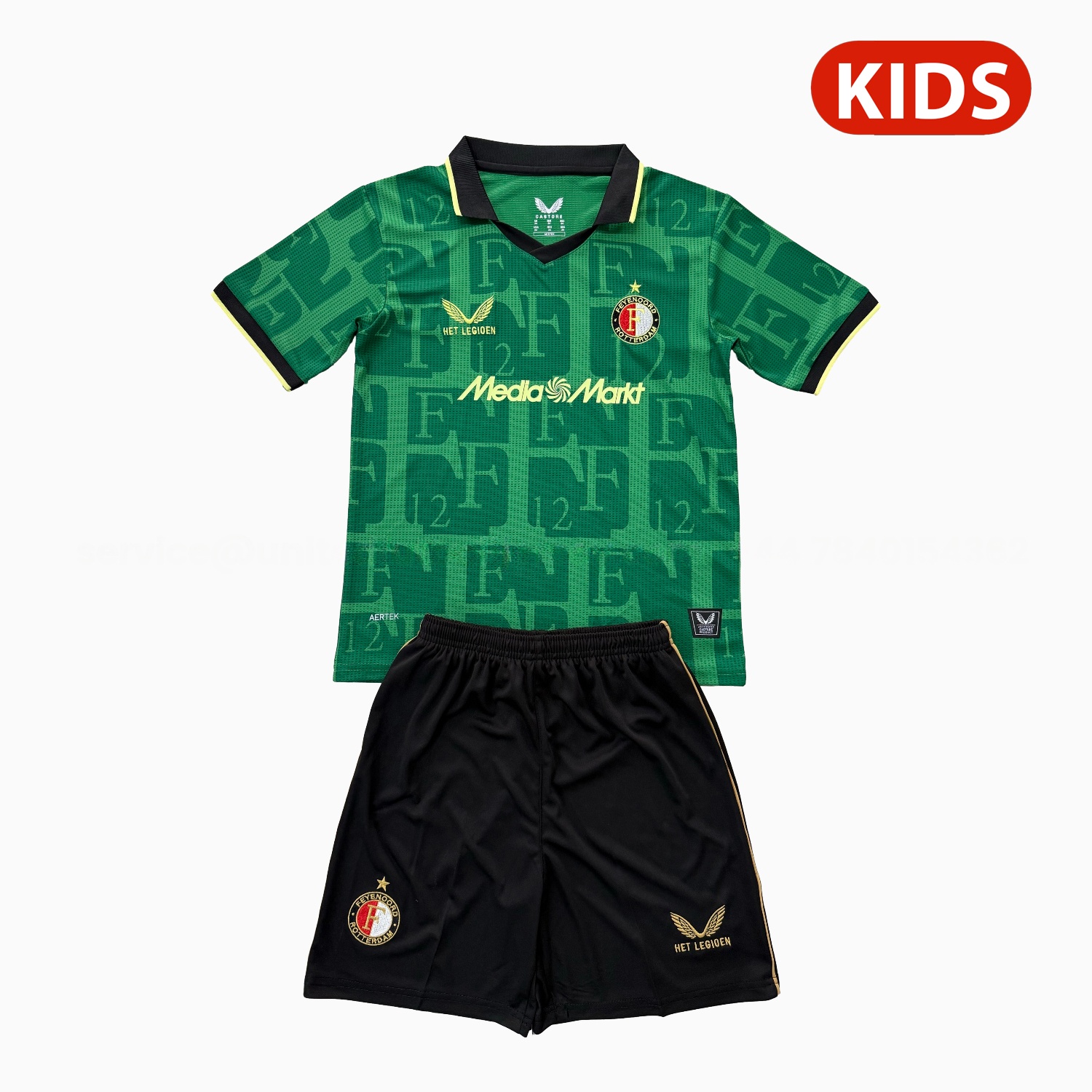Feyenoord 25-26 Fourth Kids Kit - JerseysGala