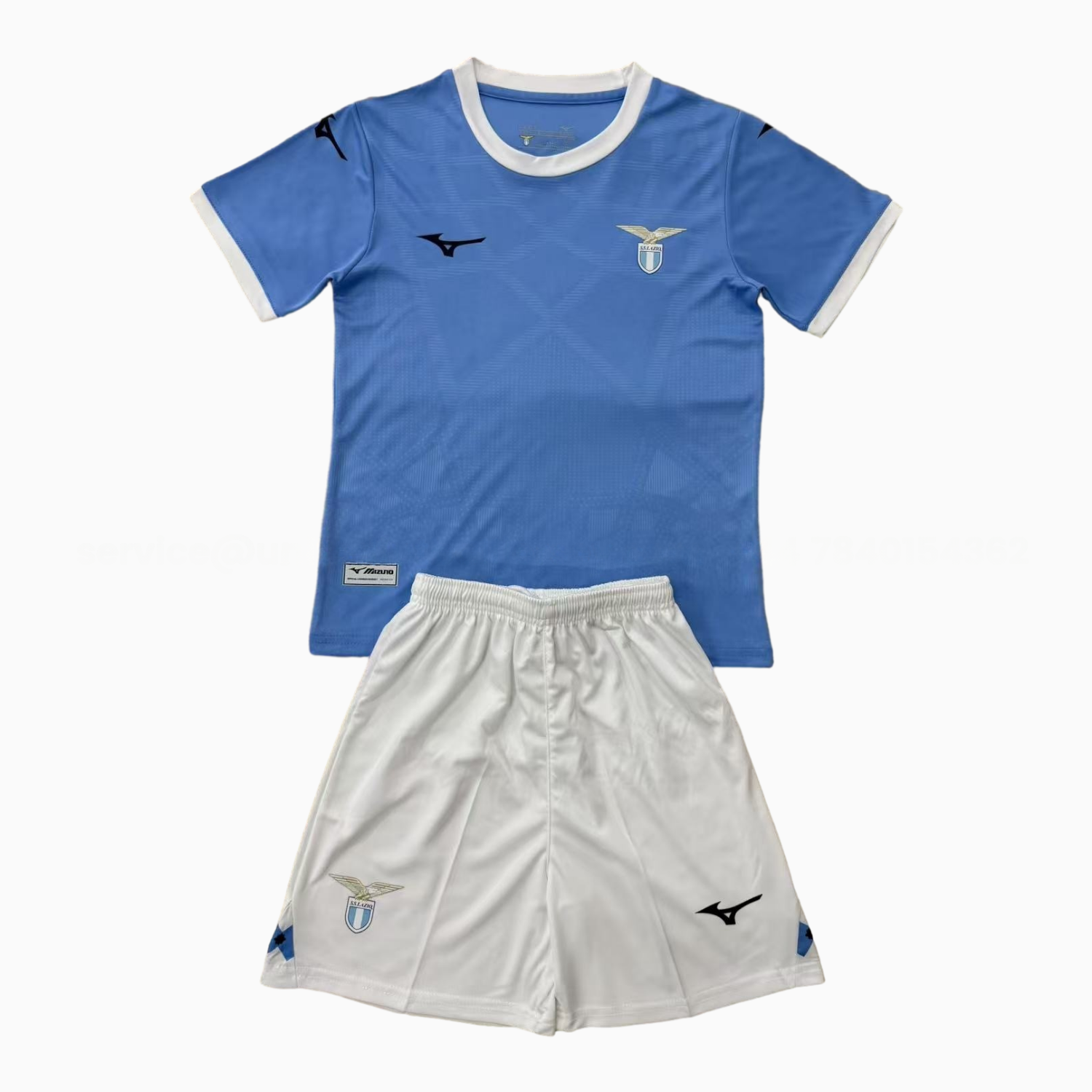 Lazio 25-26 Home Men's Adult Jersey Set - Fans Version - JerseysGala