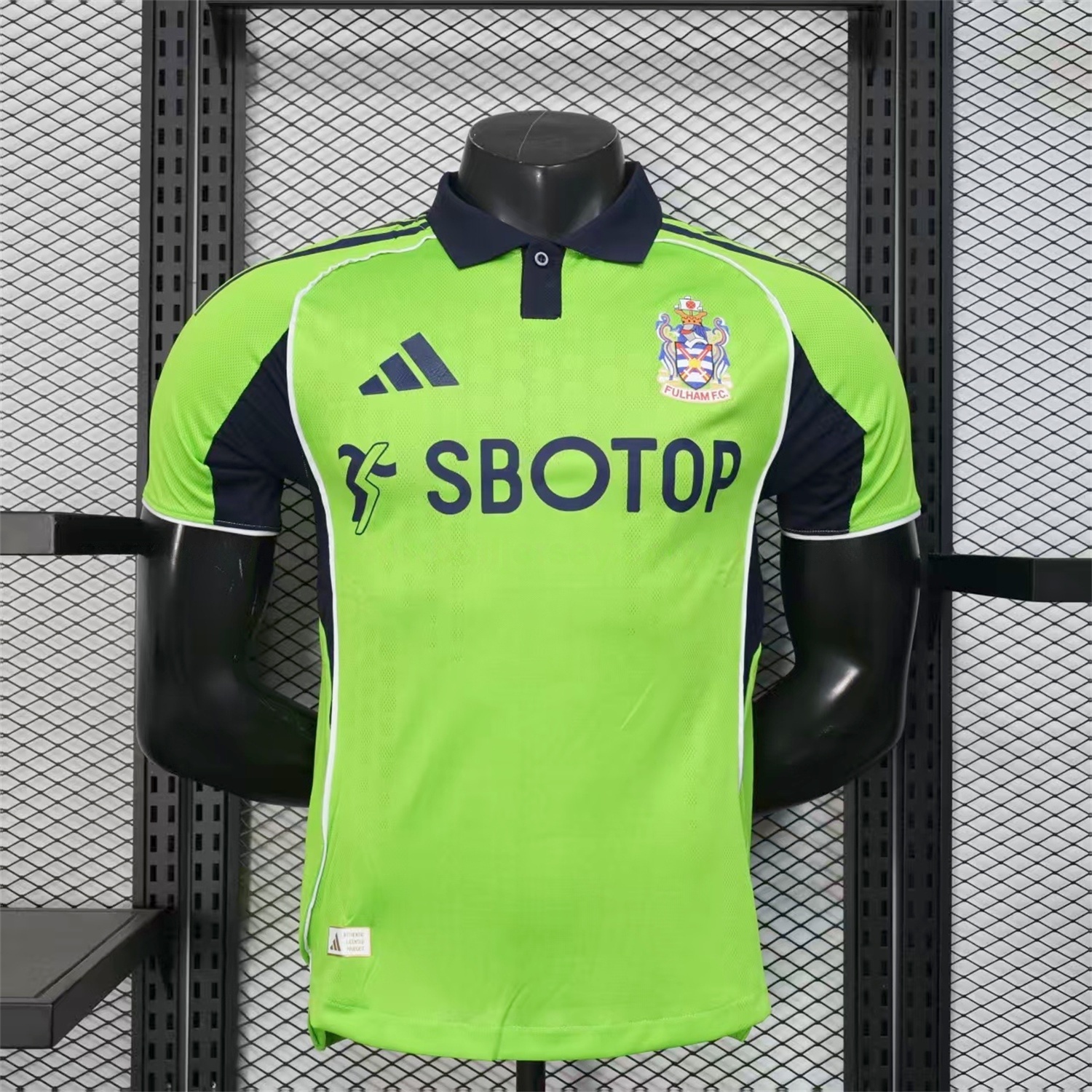Fulham 25-26 Away Green Jersey - Player Version - JerseysGala