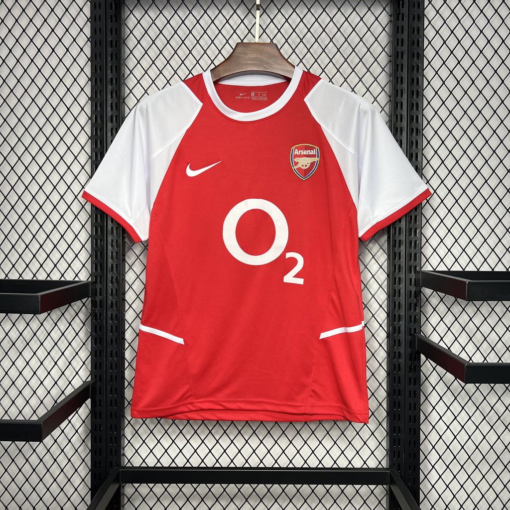 Retro Arsenal 02-04 Home Stadium Jersey - JerseysGala