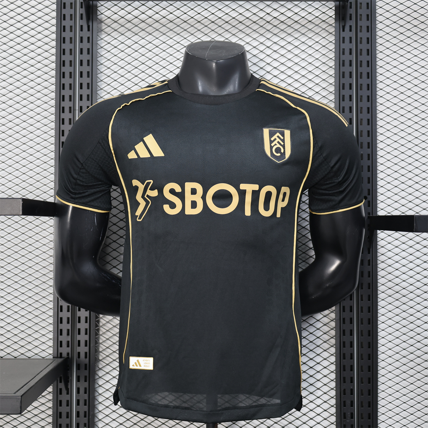 Fulham 25-26 Third Black Jersey - Player Version - JerseysGala