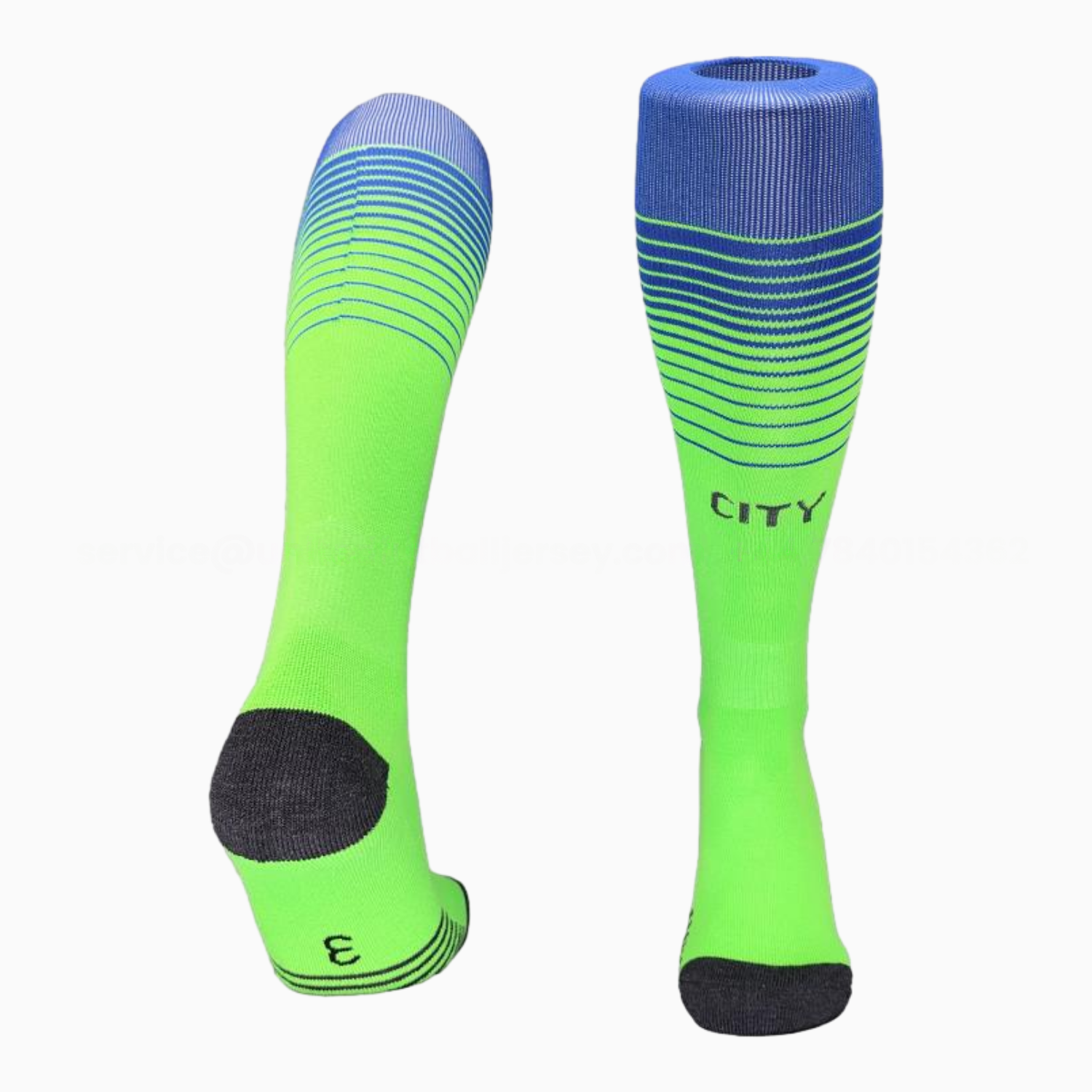 Manchester City 25-26 Third Socks - Green - JerseysGala