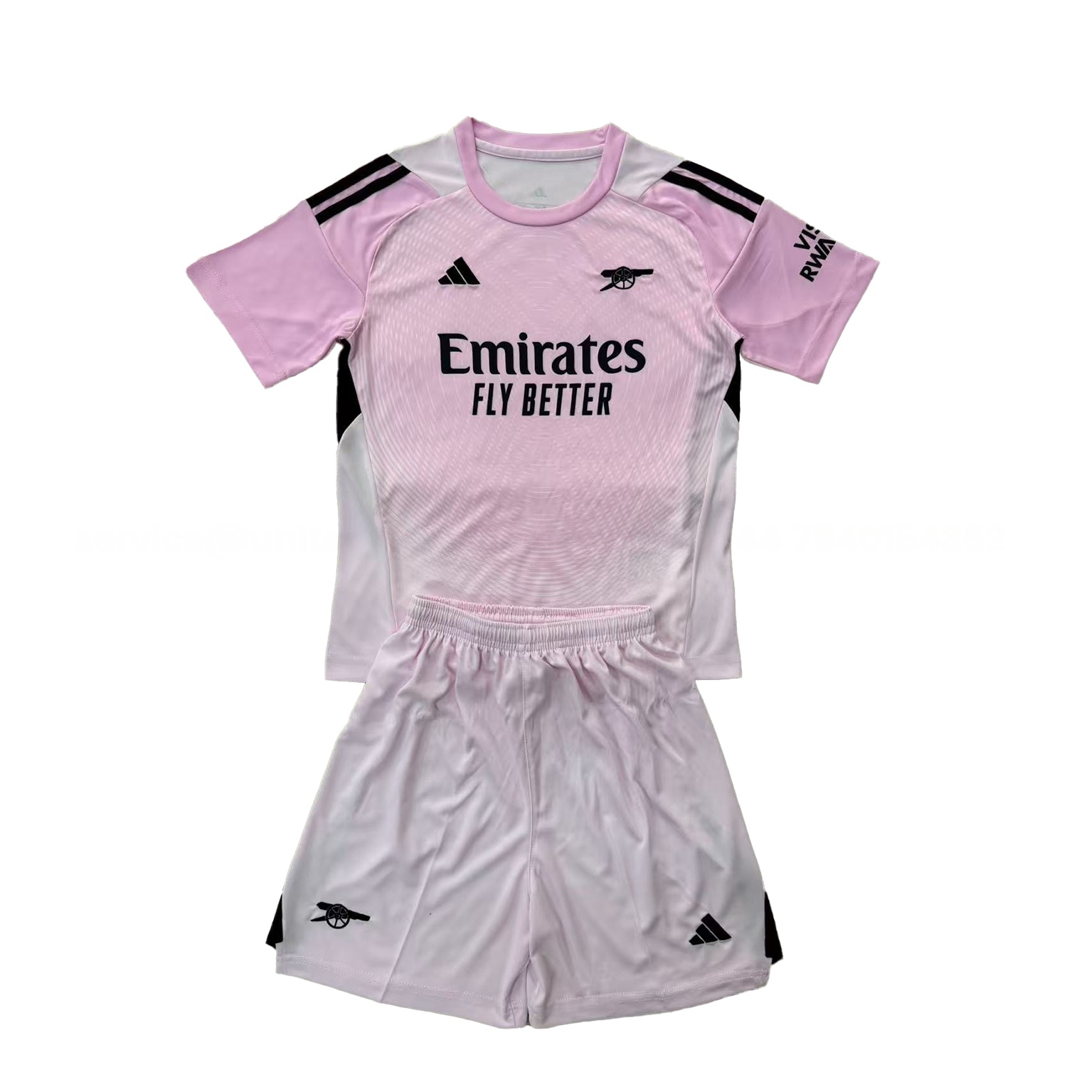 Arsenal 25-26 Light Pink Home Men's Adult Jersey Set - Fans Version - JerseysGala