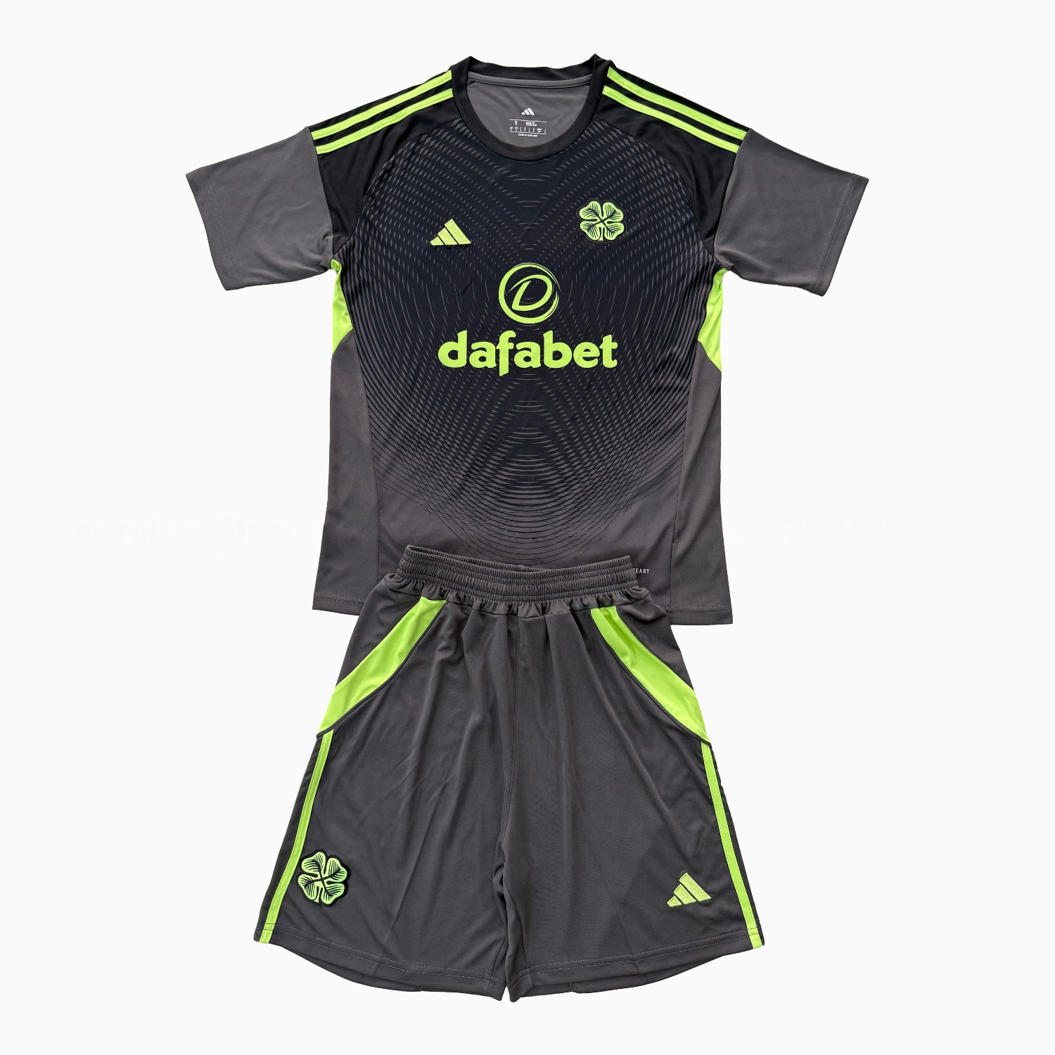 Celtic 25-26 Black Goalkeeper Men's Adult Jersey Set - Fans Version - JerseysGala