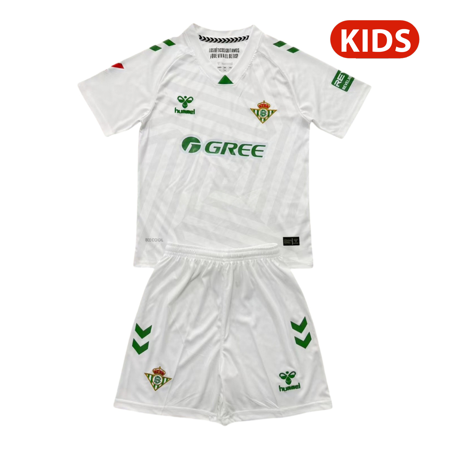 Real Betis 25-26 White Goalkeeper Kids Kit - JerseysGala