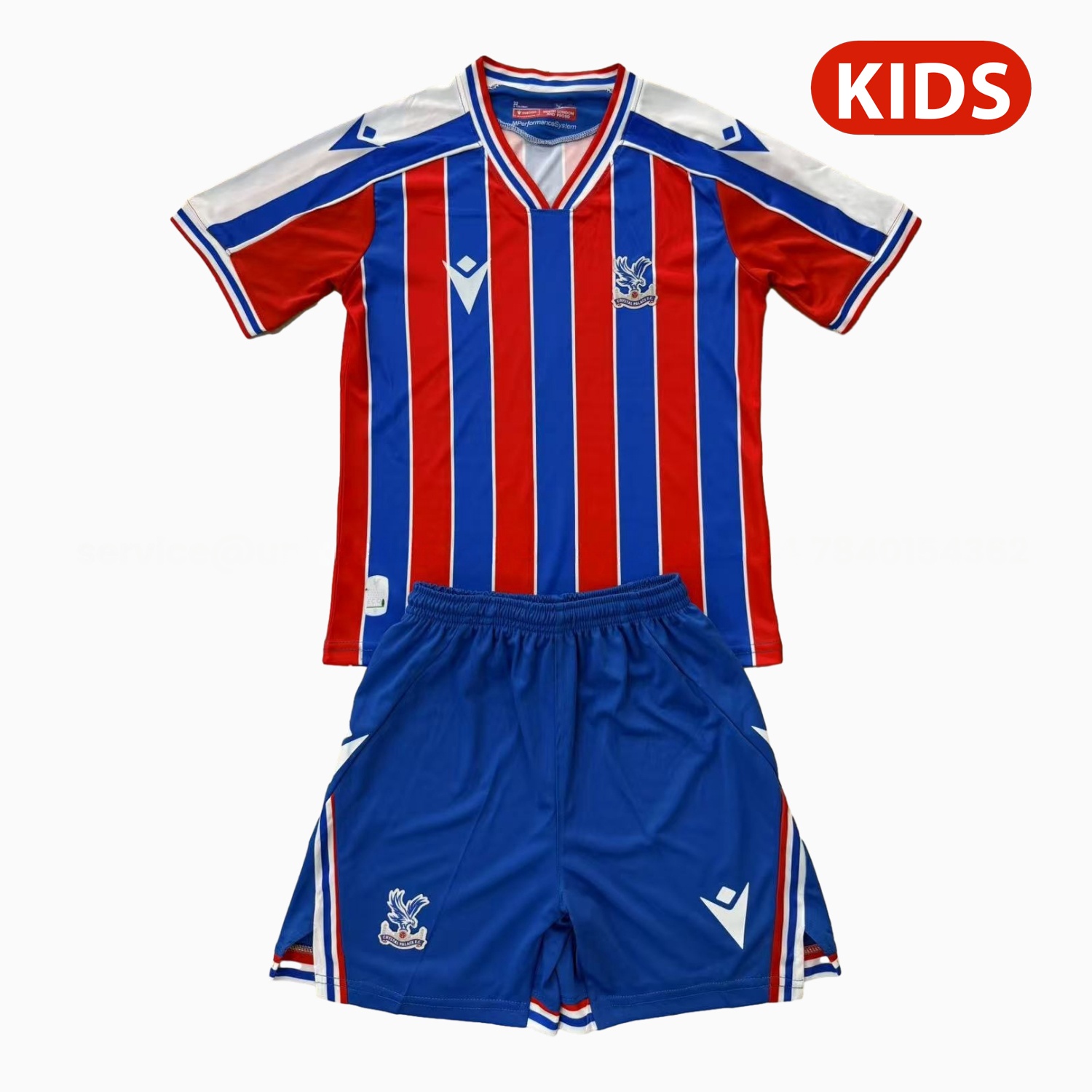 Crystal Palace 25-26 Home Kids Kit - JerseysGala