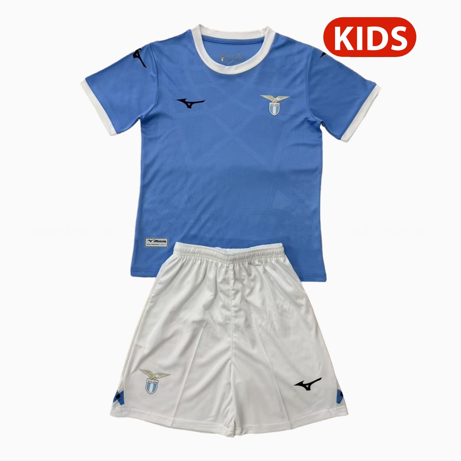 Lazio 25-26 Home Kids Kit - JerseysGala